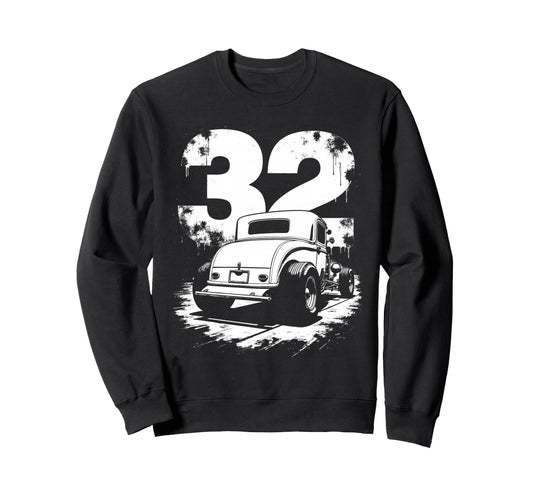 1932 American 3 Window Deuce Sweatshirt - Casual Everyday Wear Men Women - T-Shirt, Sweatshirt, Hoodie