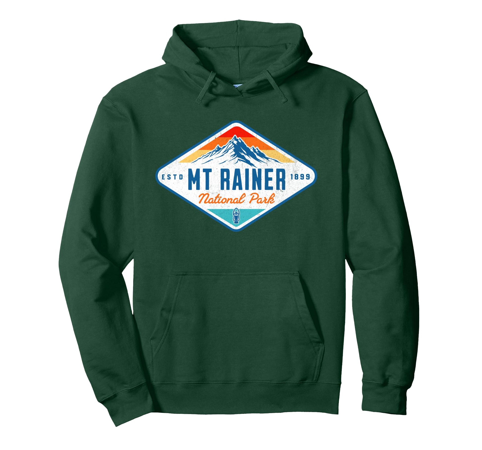 Mount Rainer National Park Washington Hoodie - Trendy Graphic Men Women - T-Shirt, Sweatshirt, Hoodie