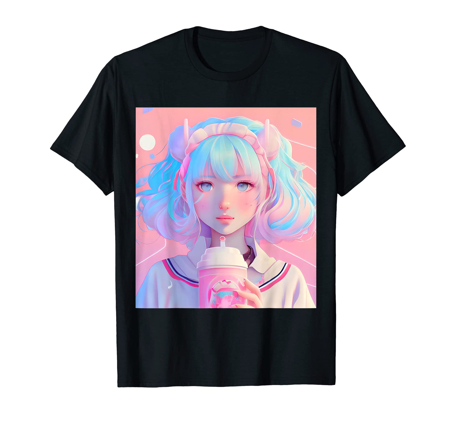 Egirl Vaporwave Aesthetic Anime T-Shirt - Unique Graphic for Adults - T-Shirt, Sweatshirt, Hoodie