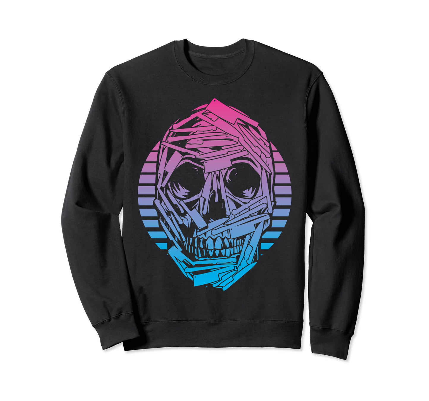 Butcher Bbq Meat Vaporwave Sweatshirt - Novelty Apparel for Adults - T-Shirt, Sweatshirt, Hoodie