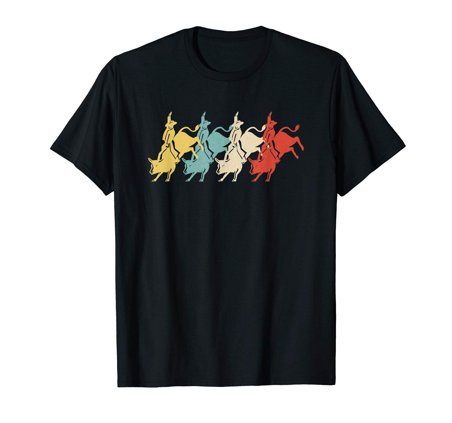 Rodeo Bull Rider Cowboy T-Shirt - Streetwear Style Men Women - T-Shirt, Sweatshirt, Hoodie