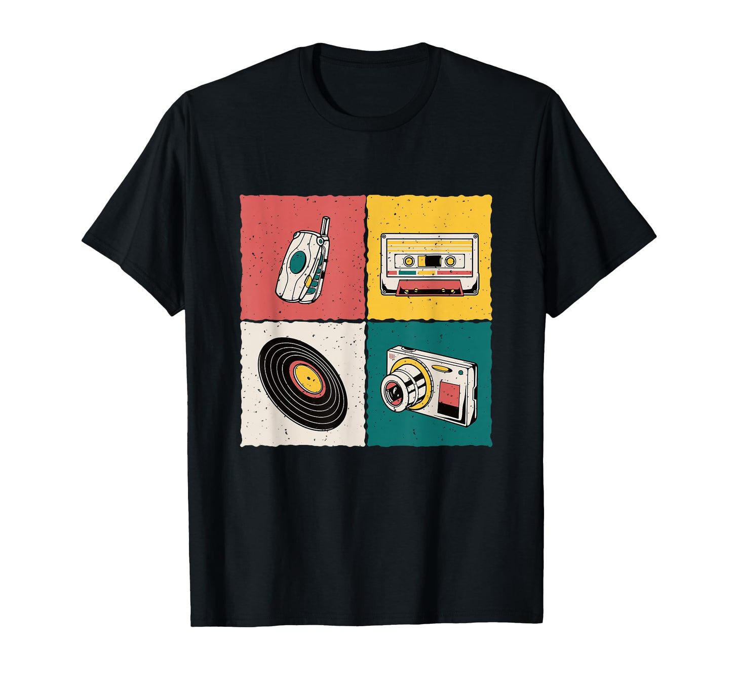 Flip Phone Cassette Tapes 1980S 1990S T-Shirt - Novelty Apparel for Adults - T-Shirt, Sweatshirt, Hoodie