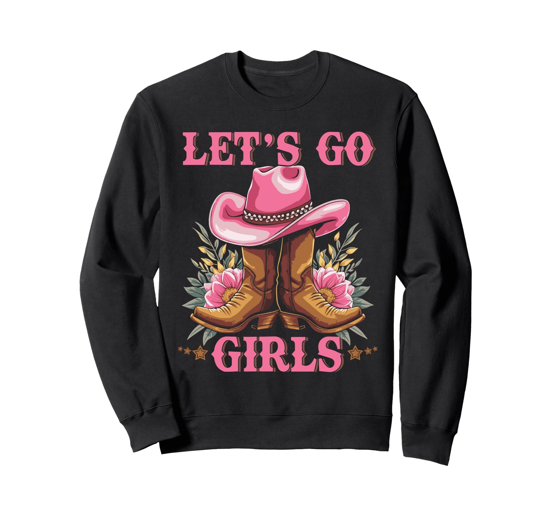 Lets Go Tees Rodeo Western Love Sweatshirt - Unique Graphic Men Women - T-Shirt, Sweatshirt, Hoodie