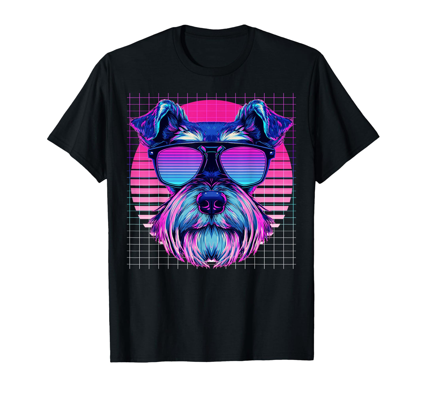 Miniature Schnauzer Sunglasses Dog T-Shirt - Casual Everyday Wear Unisex - T-Shirt, Sweatshirt, Hoodie