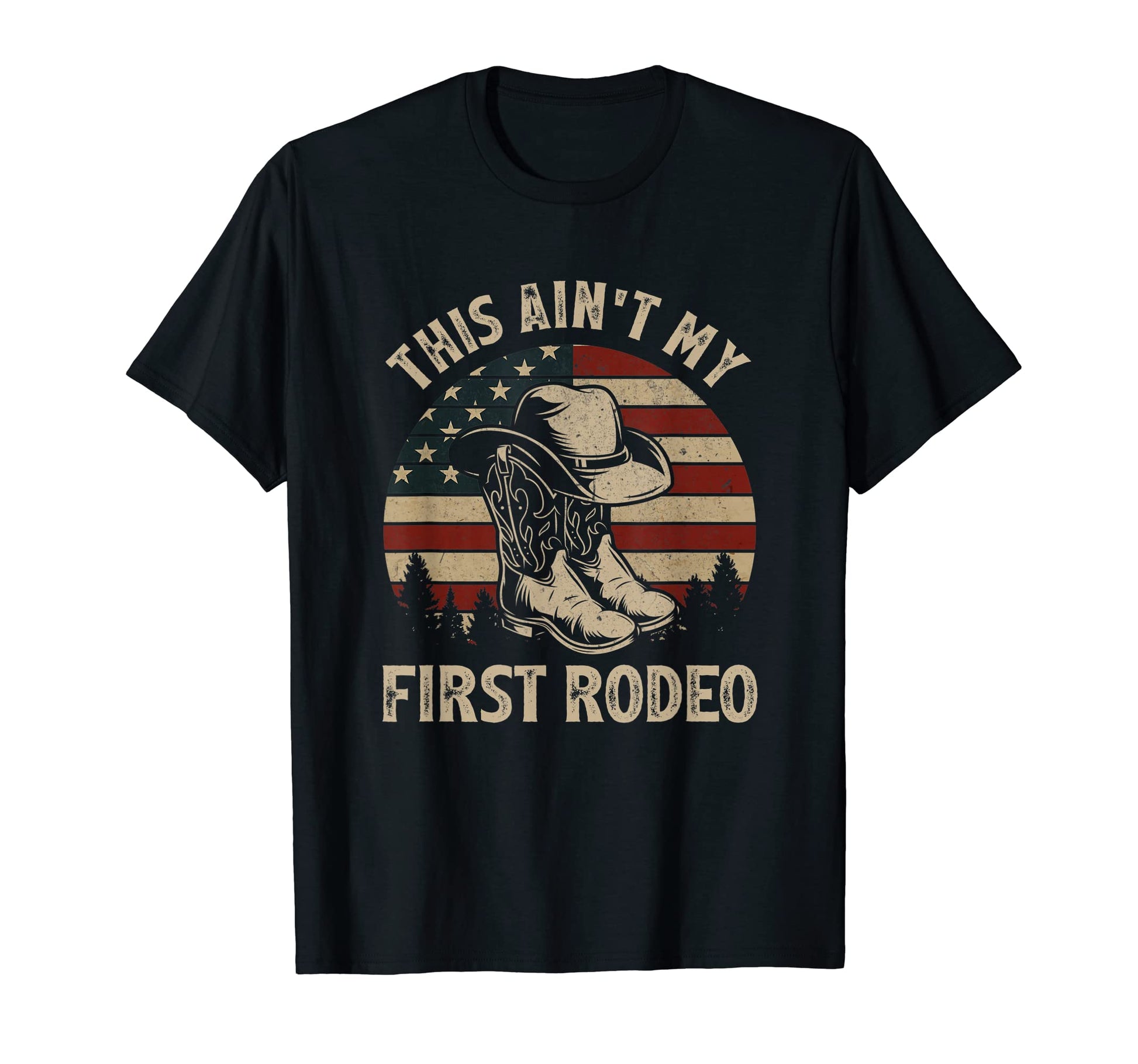 This Aint My First Rodeo Western Cowboy T-Shirt - Aesthetic Graphic Unisex - T-Shirt, Sweatshirt, Hoodie