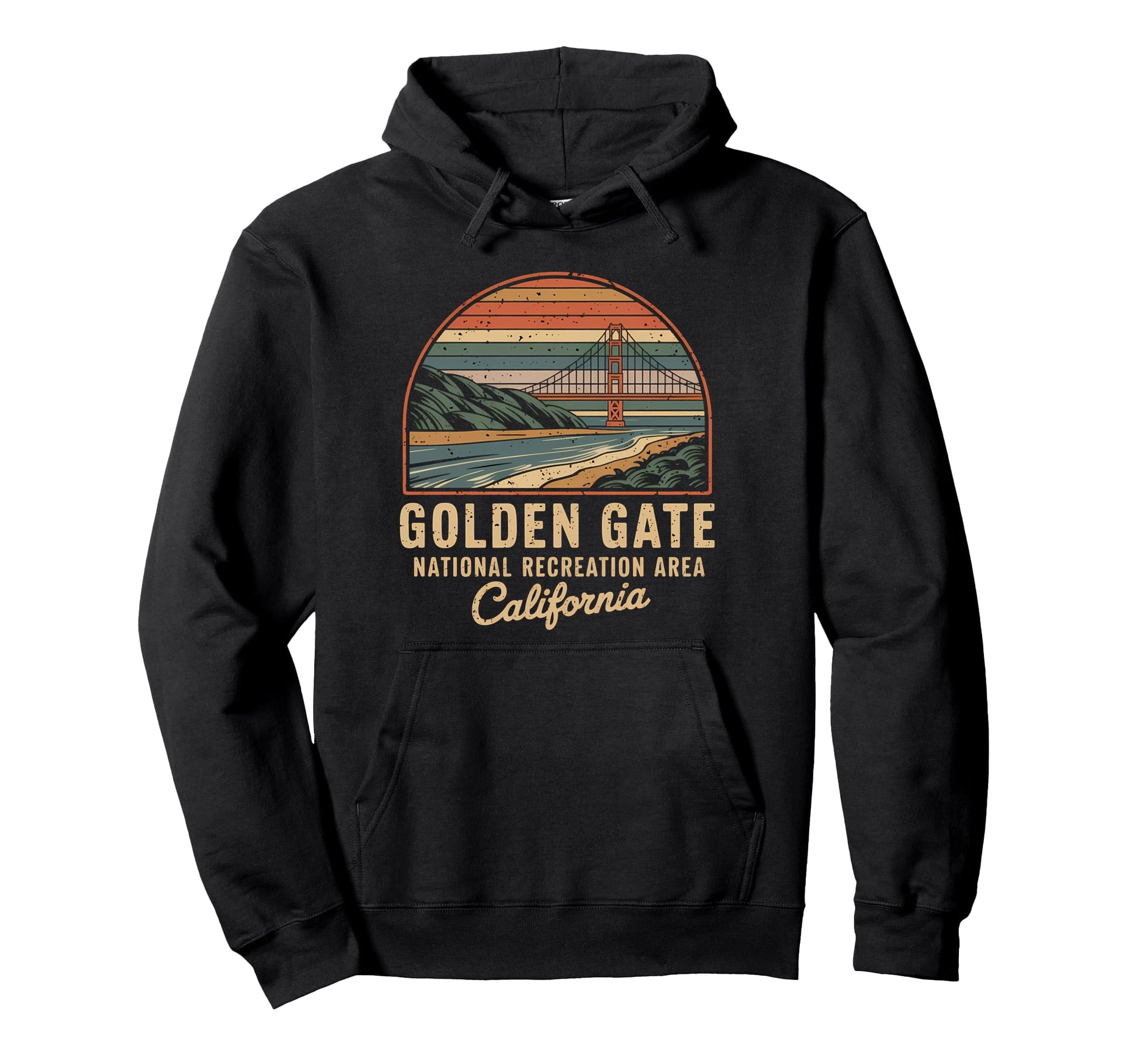 Golden Gate National Recreation Area Hoodie - Unique Graphic Unisex - T-Shirt, Sweatshirt, Hoodie