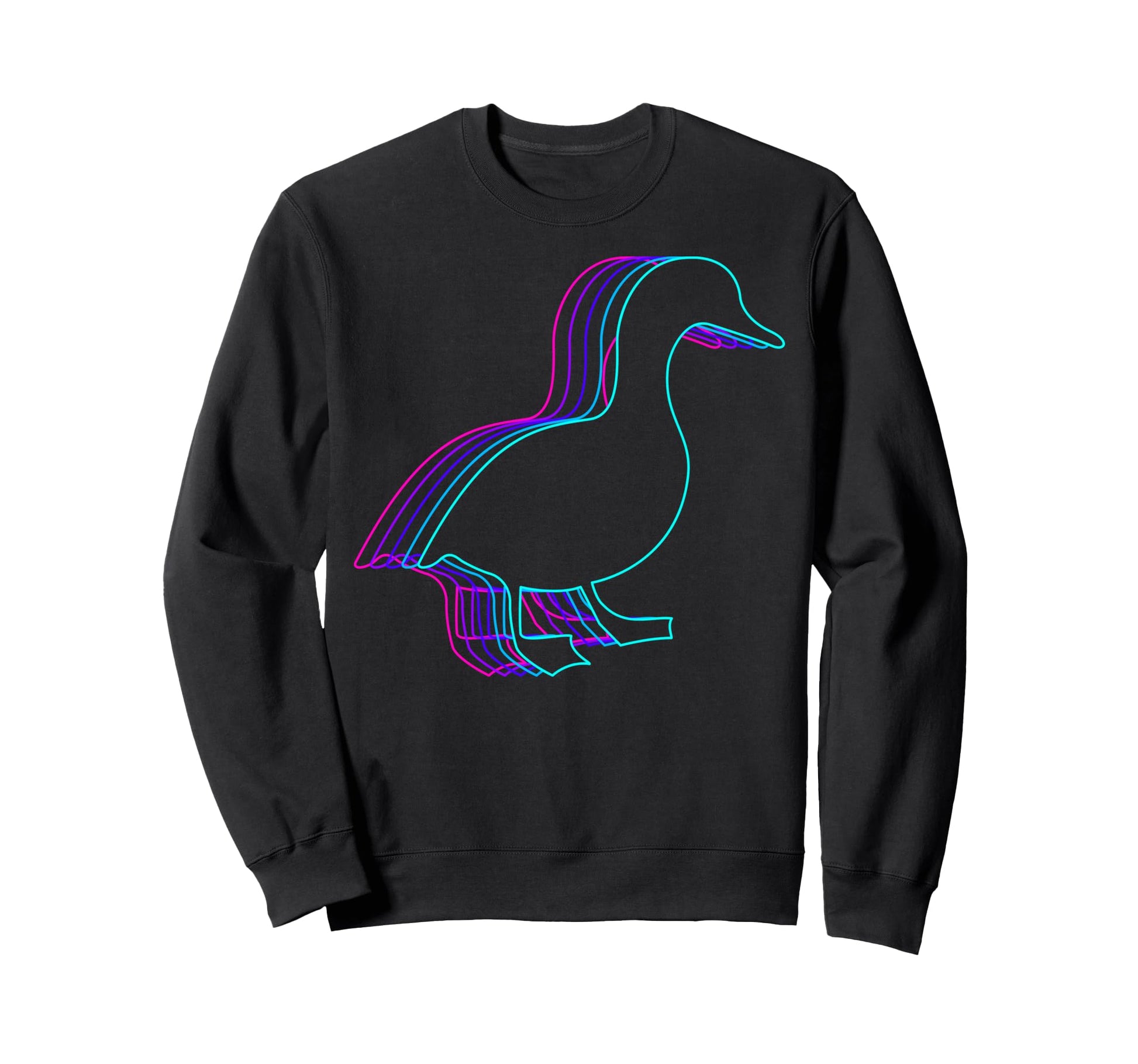 Ducks Animal Vaporwave Sweatshirt - Aesthetic Graphic Men Women - T-Shirt, Sweatshirt, Hoodie
