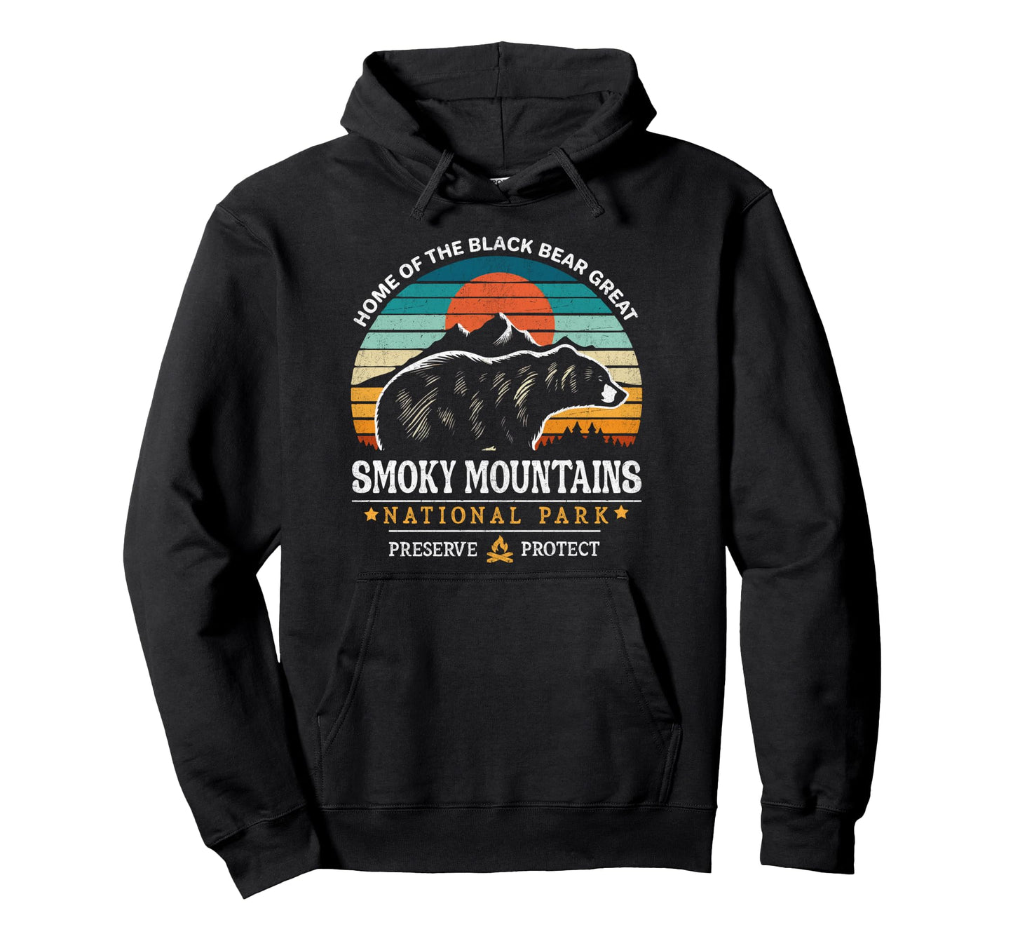 Great Smoky Mountains National Park Hoodie - Trendy Graphic Unisex - T-Shirt, Sweatshirt, Hoodie