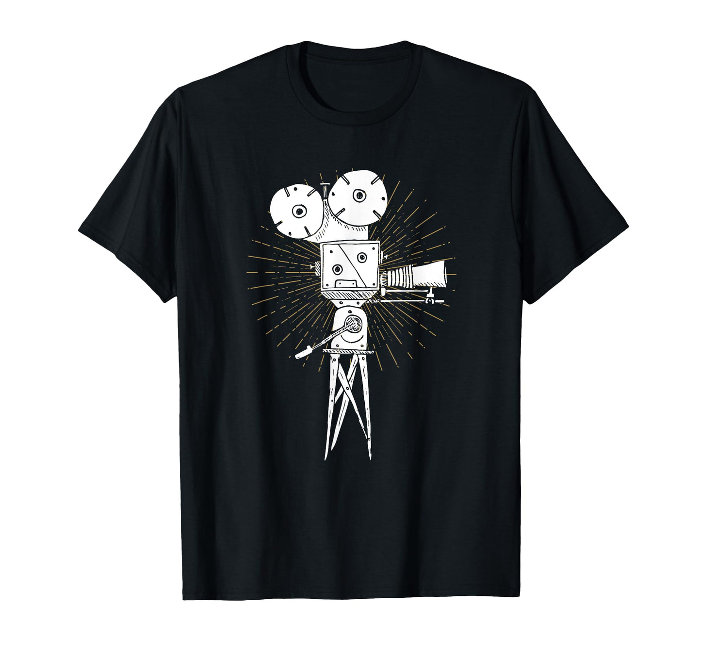 Movie Camera Filmmakers And Cameramen Old T-Shirt - Unique Graphic Unisex - T-Shirt, Sweatshirt, Hoodie