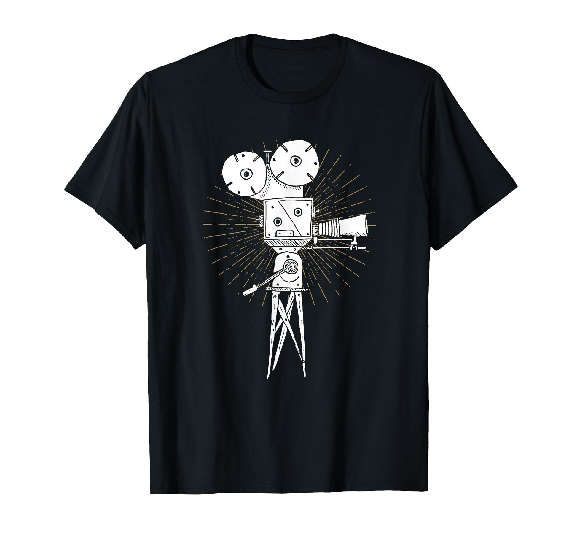 Movie Camera Filmmakers And Cameramen Old T-Shirt - Unique Graphic Unisex - T-Shirt, Sweatshirt, Hoodie