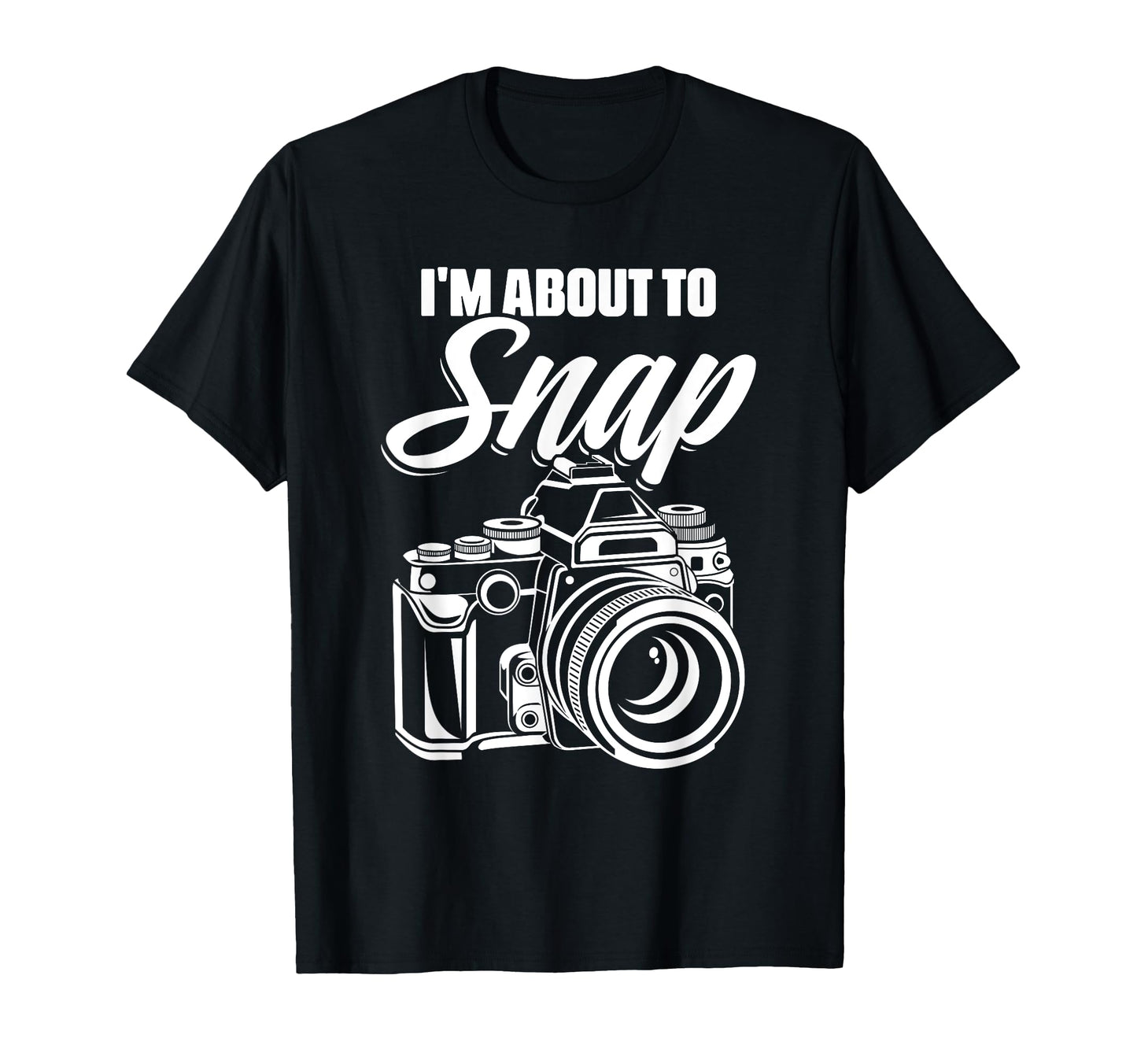 Camera Photographer T-Shirt - Graphic Print for Adults - T-Shirt, Sweatshirt, Hoodie