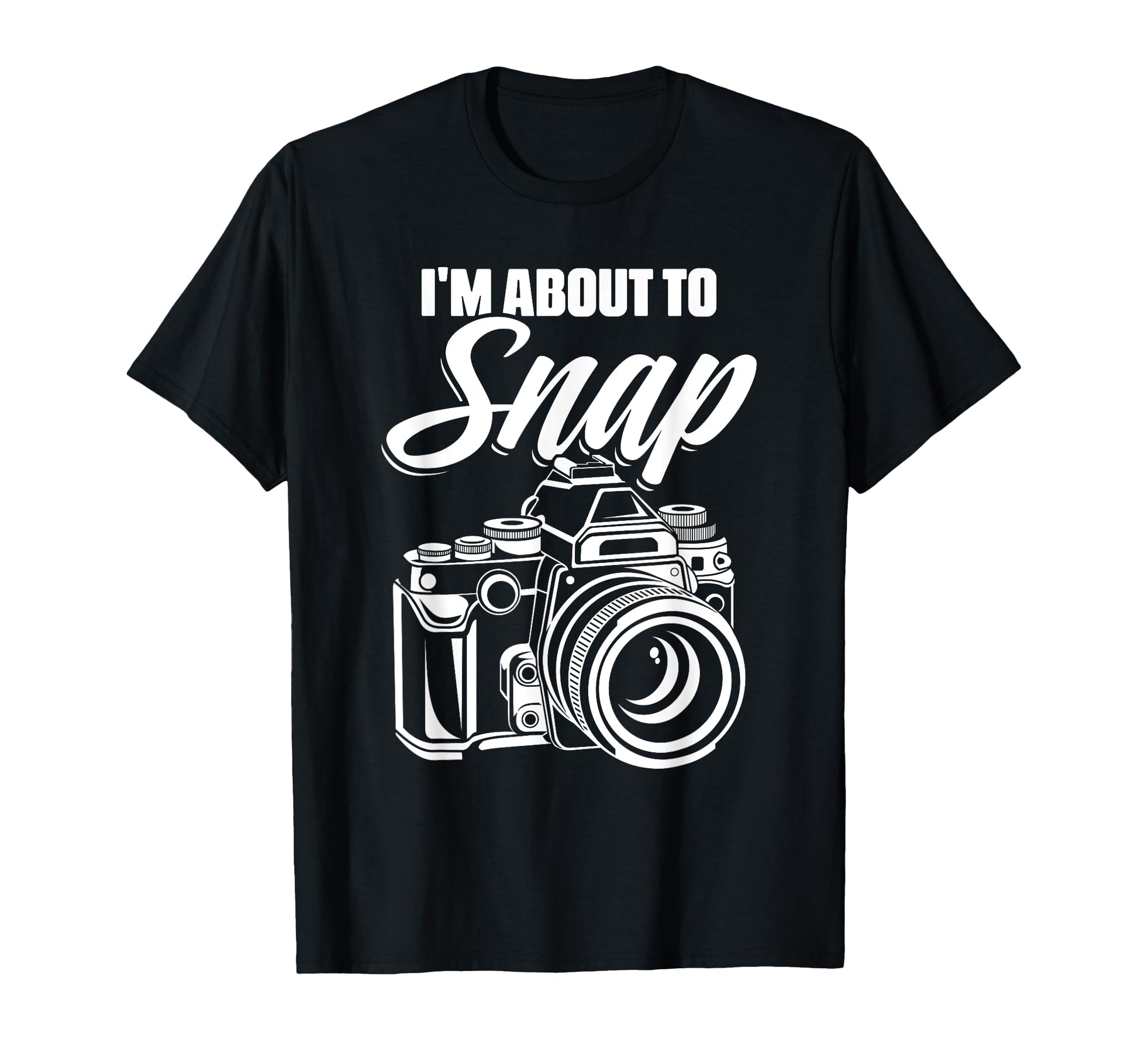 Camera Photographer T-Shirt - Graphic Print for Adults - T-Shirt, Sweatshirt, Hoodie