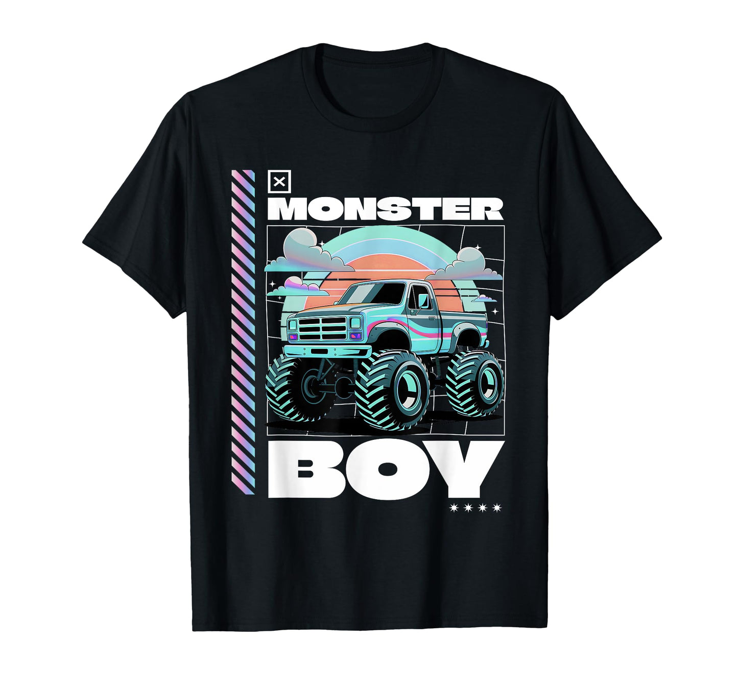 Monster Truck Aesthetic Monster T-Shirt - Custom Art Print for Adults - T-Shirt, Sweatshirt, Hoodie