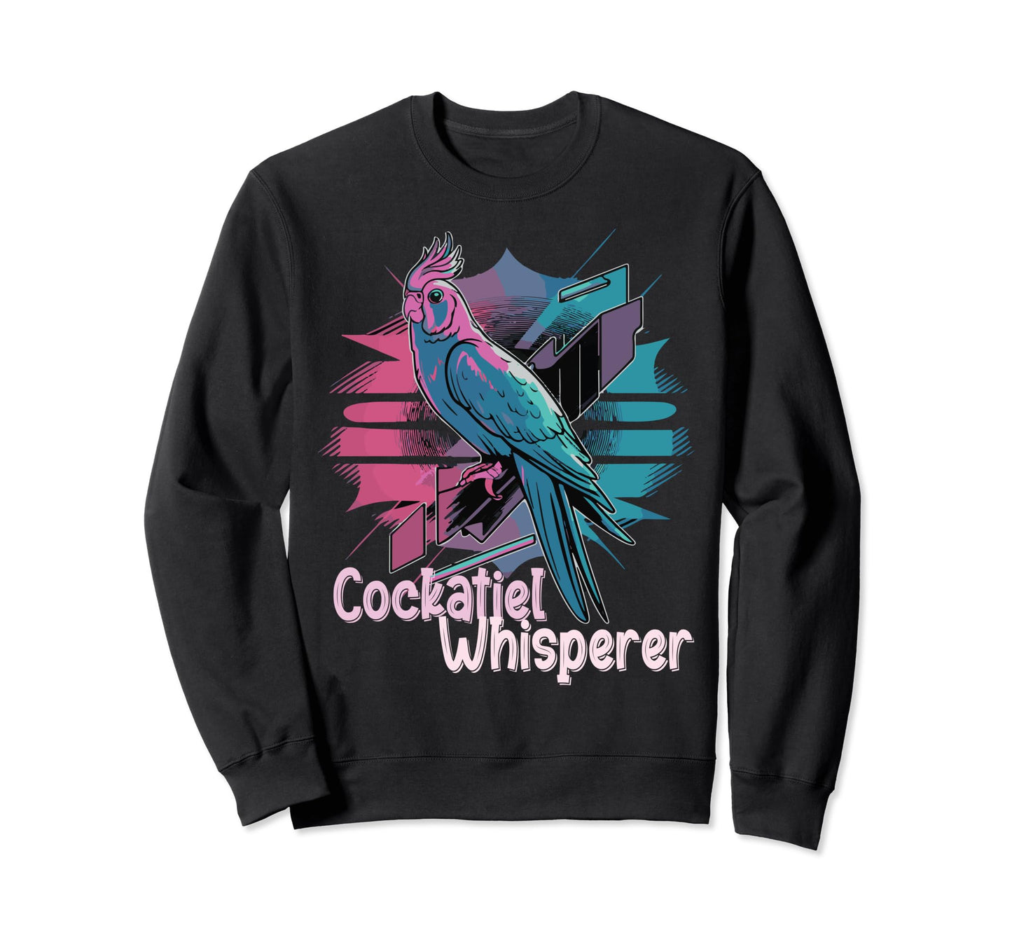 Vaporwave Cockatiel Whisperer Sweatshirt - Streetwear Style Men Women - T-Shirt, Sweatshirt, Hoodie