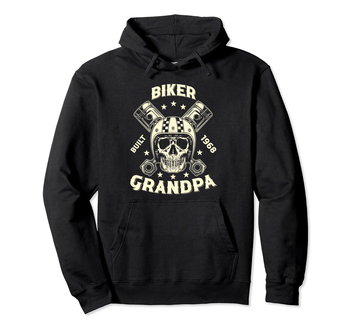 55Th Birthday Motorcycle Biker Hoodie - Minimalist Print for Adults - T-Shirt, Sweatshirt, Hoodie