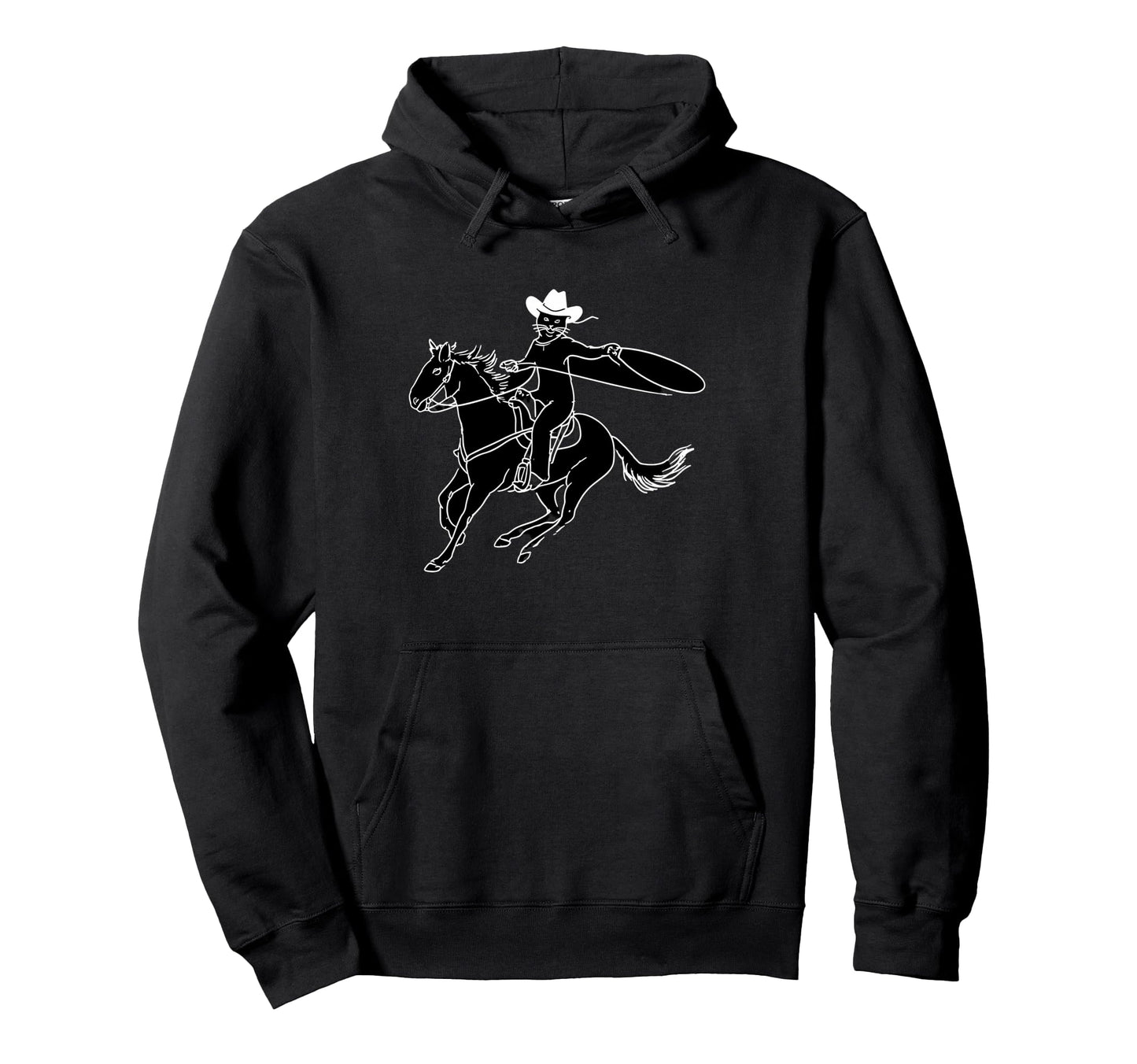 Country Western Cowgirl Funny Cowboy Hoodie - Minimalist Print Men Women - T-Shirt, Sweatshirt, Hoodie