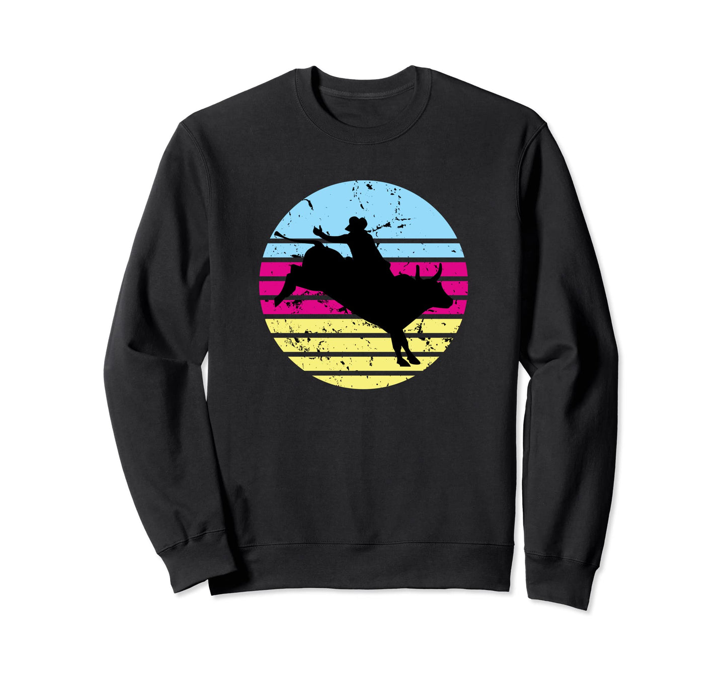 Bull Riding Rodeo Cowboy Country Sweatshirt - Novelty Apparel Unisex - T-Shirt, Sweatshirt, Hoodie