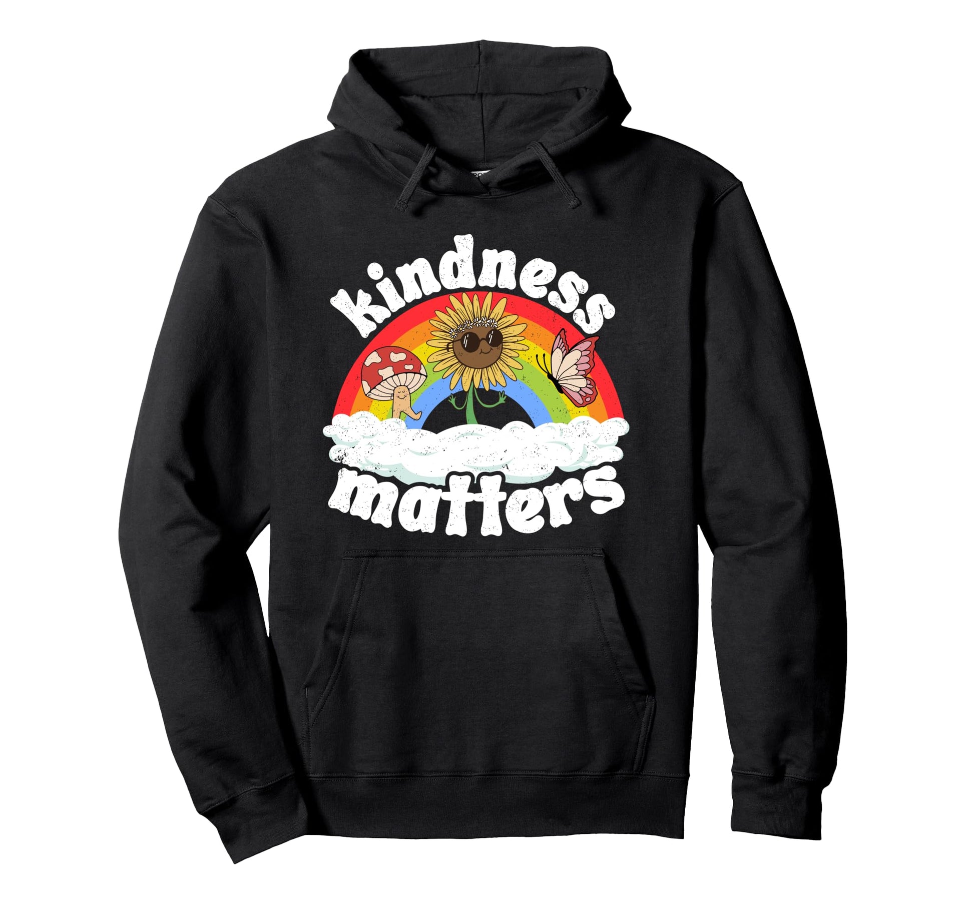 Positive Anti Bullying Rainbow Sped Hoodie - Fun Novelty Design Men Women - T-Shirt, Sweatshirt, Hoodie