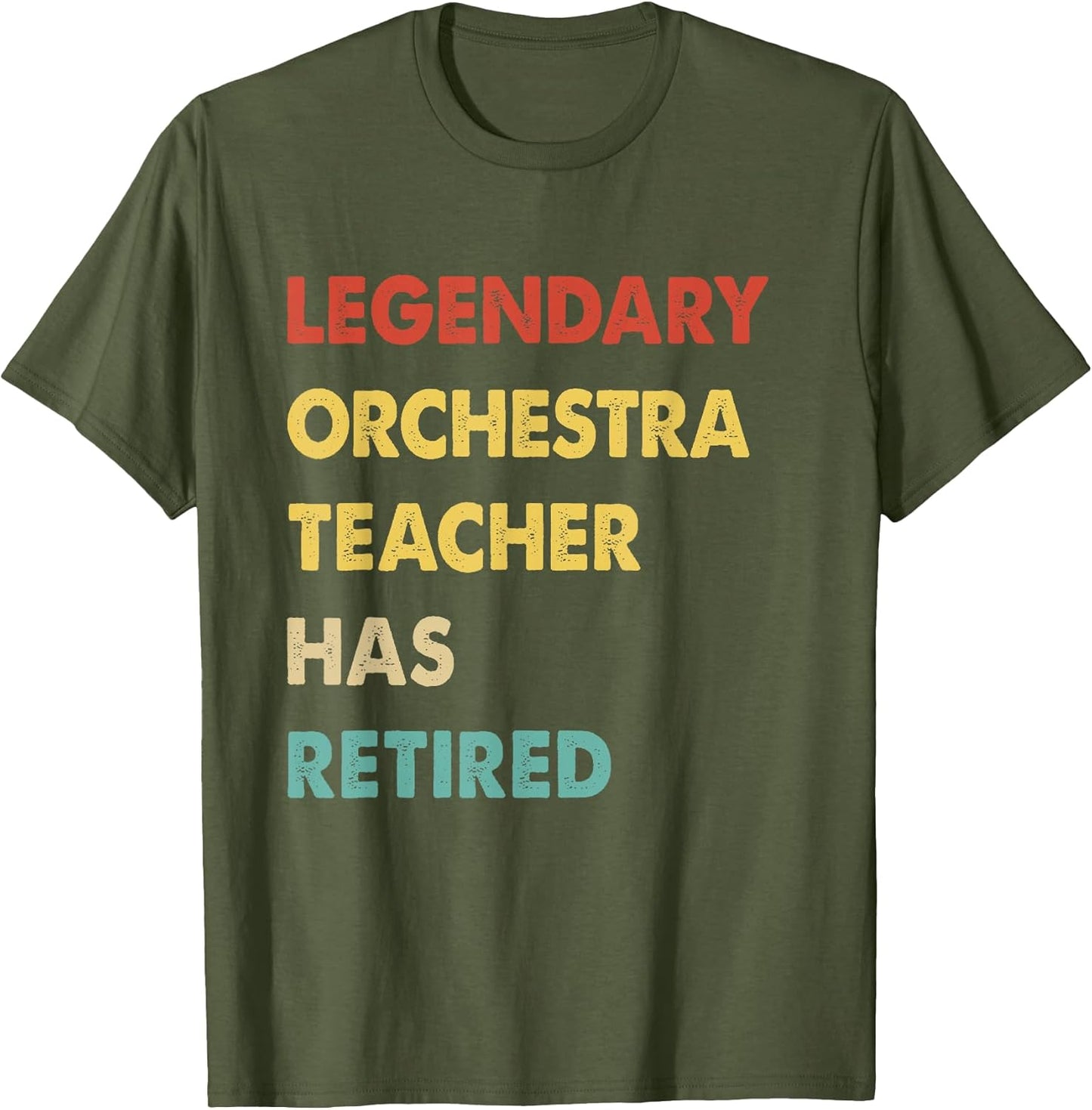 Retired Orchestra Teacher Profession Cloth - Adult & Kids T-Shirts, Sweatshirts & Hoodies apparel design preview 1