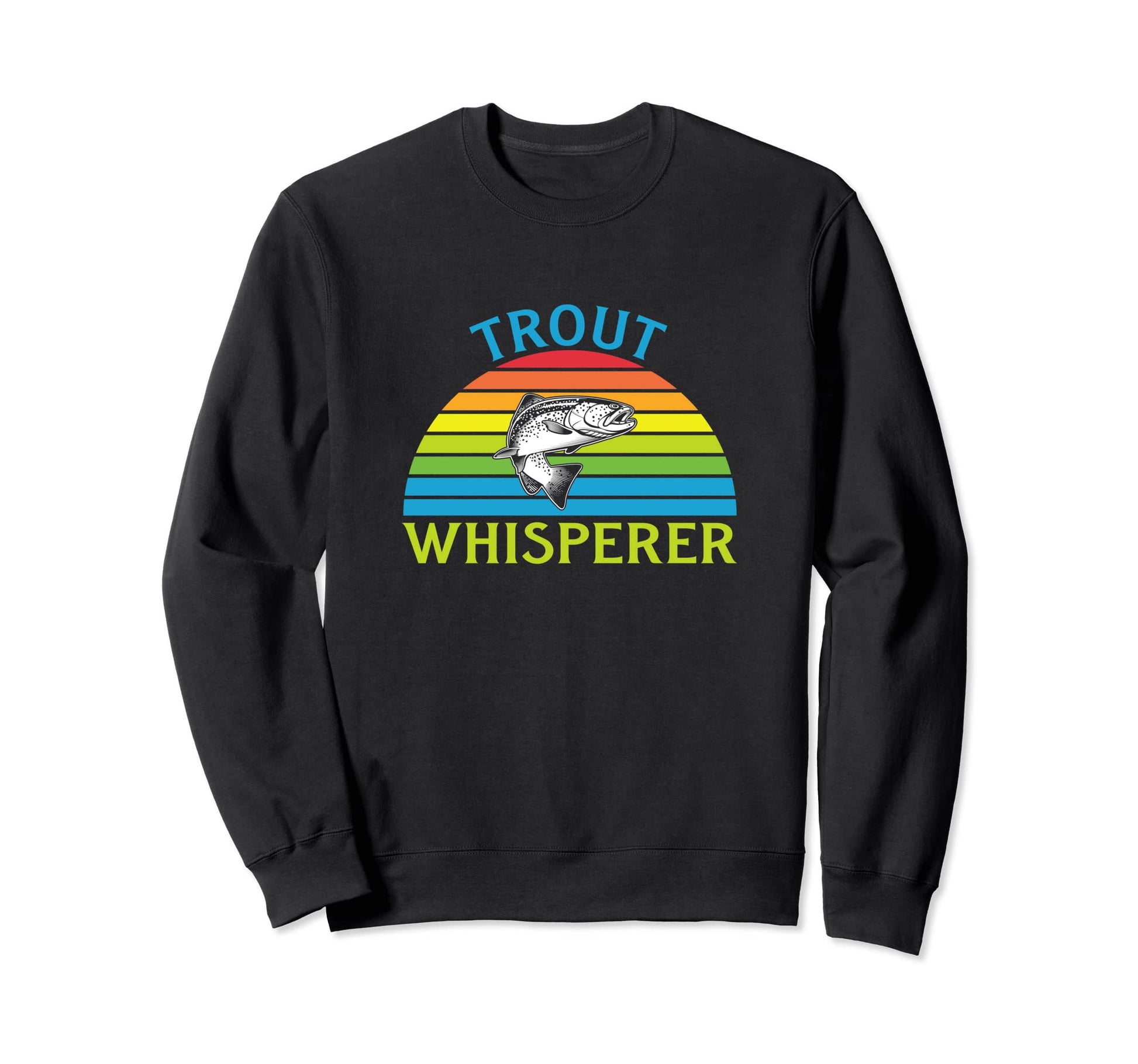 Steelhead Rainbow Trout Whisperer Sweatshirt - Trendy Graphic for Adults - T-Shirt, Sweatshirt, Hoodie