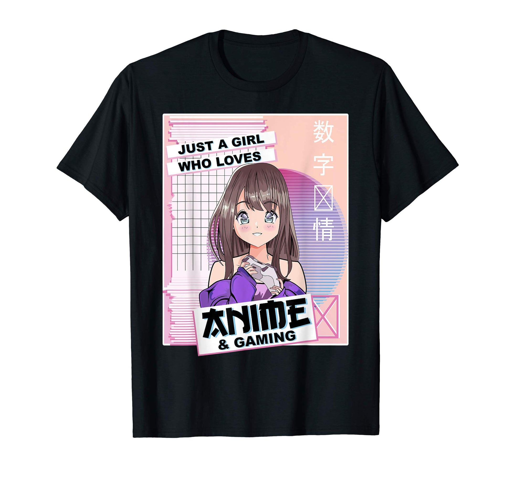 Kawaii Japanese Anime Gaming T-Shirt - Fun Novelty Design for Adults - T-Shirt, Sweatshirt, Hoodie