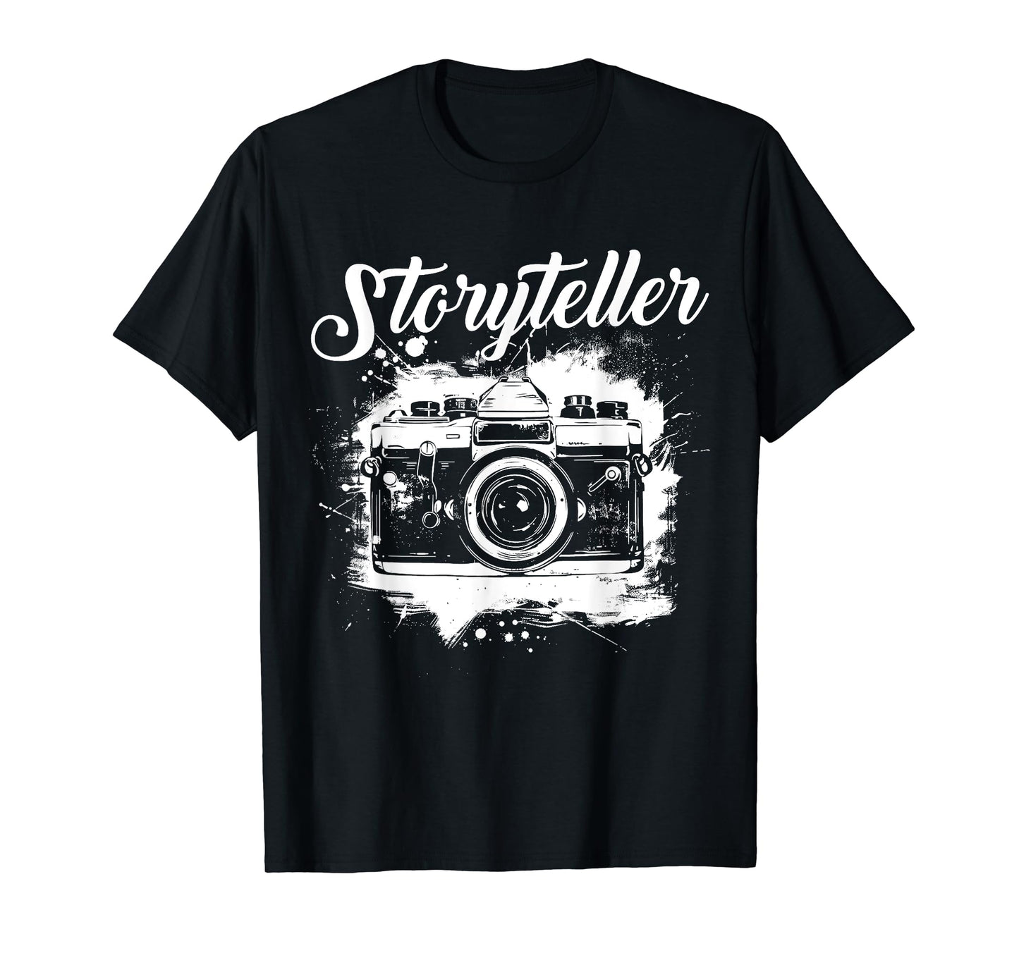 Photographer Storyteller Camera T-Shirt - Fun Novelty Design Men Women - T-Shirt, Sweatshirt, Hoodie
