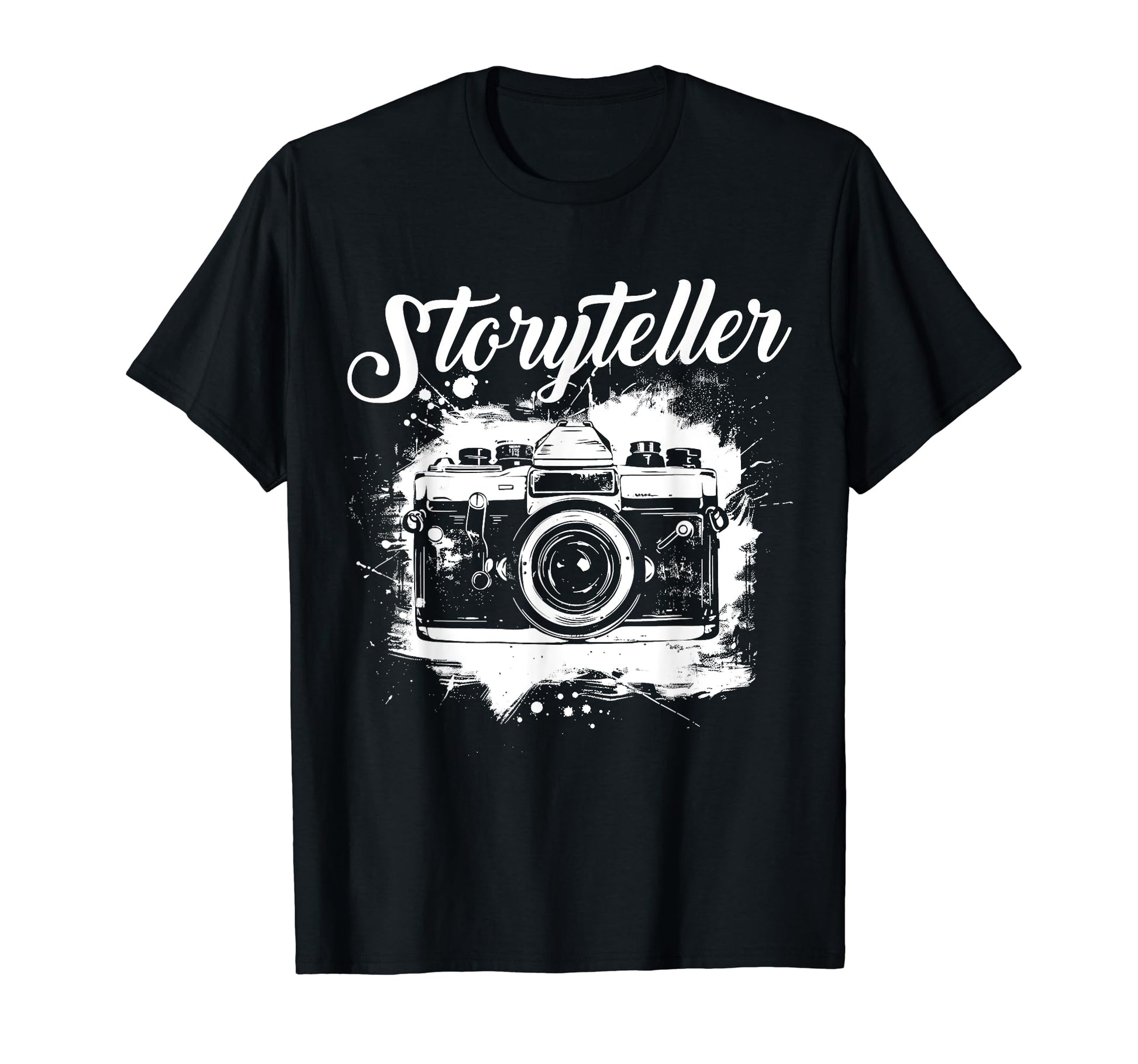 Photographer Storyteller Camera T-Shirt - Fun Novelty Design Men Women - T-Shirt, Sweatshirt, Hoodie