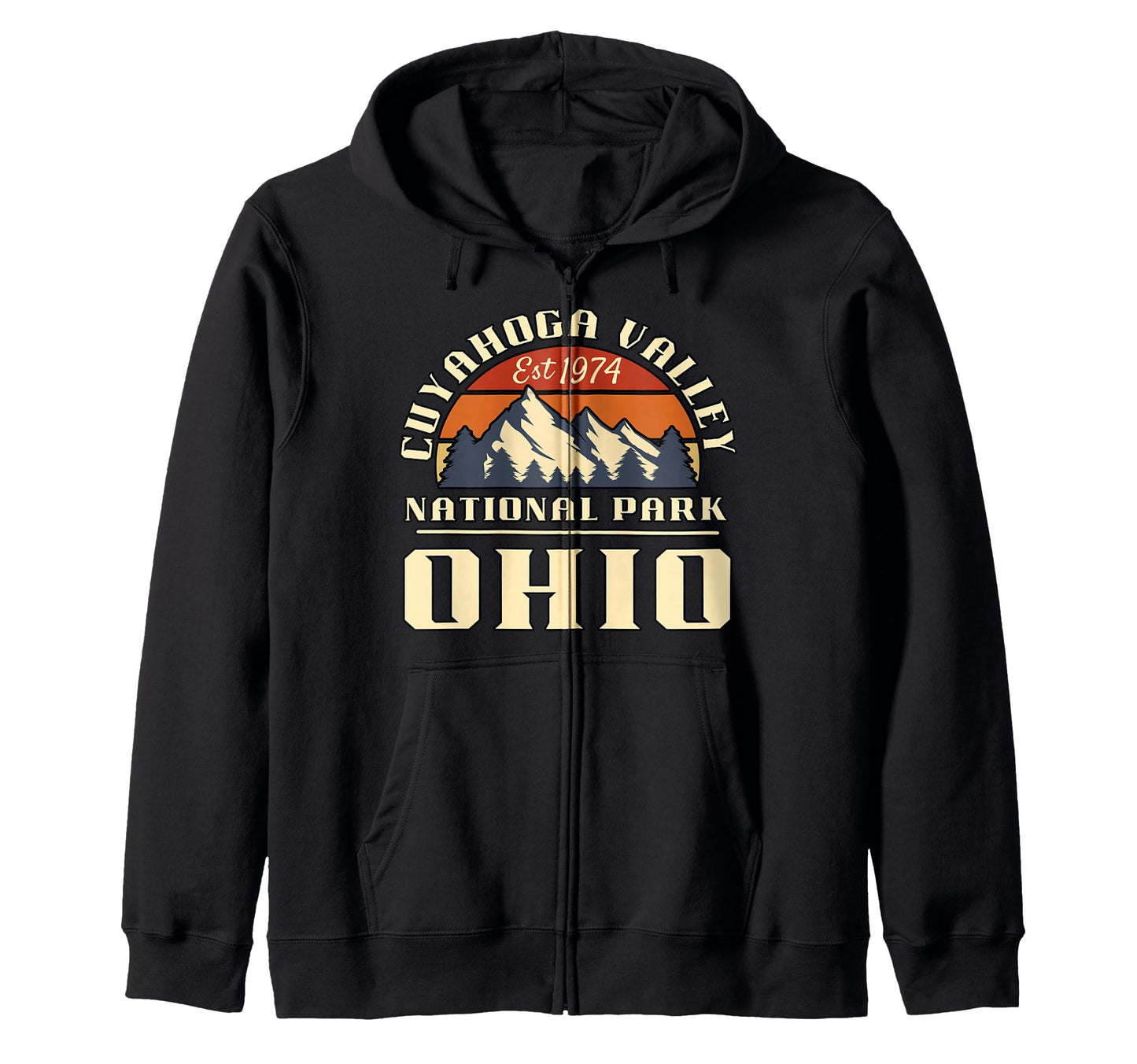 Cuyahoga Valley National Park Ohio Usa Hoodie - Streetwear Style Men Women - T-Shirt, Sweatshirt, Hoodie