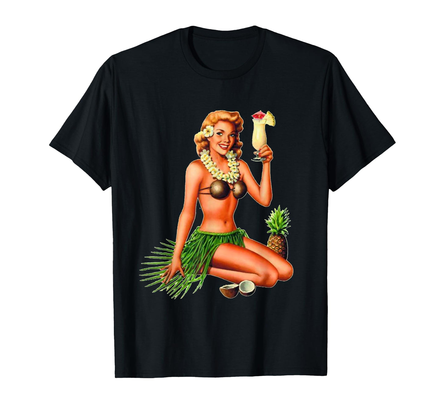Pin Up Hawaii T-Shirt - Casual Everyday Wear for Adults - T-Shirt, Sweatshirt, Hoodie