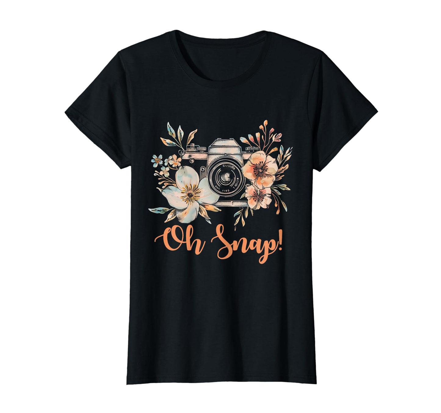 Photographer Oh Snap Funny Camera T-Shirt - Trendy Graphic Men Women - T-Shirt, Sweatshirt, Hoodie