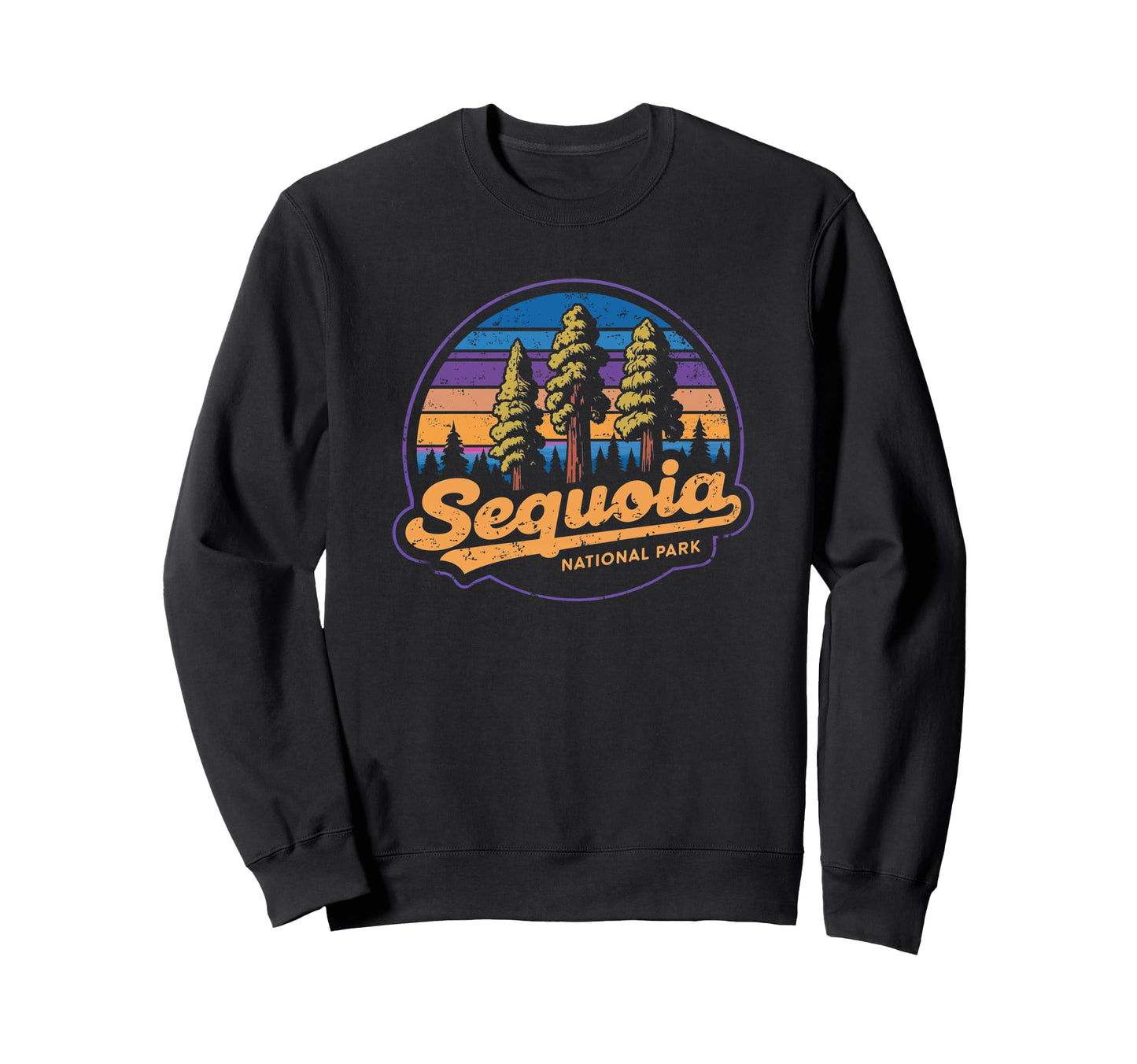 Sequoia National Park Sunset Sweatshirt - Casual Everyday Wear Men Women - T-Shirt, Sweatshirt, Hoodie