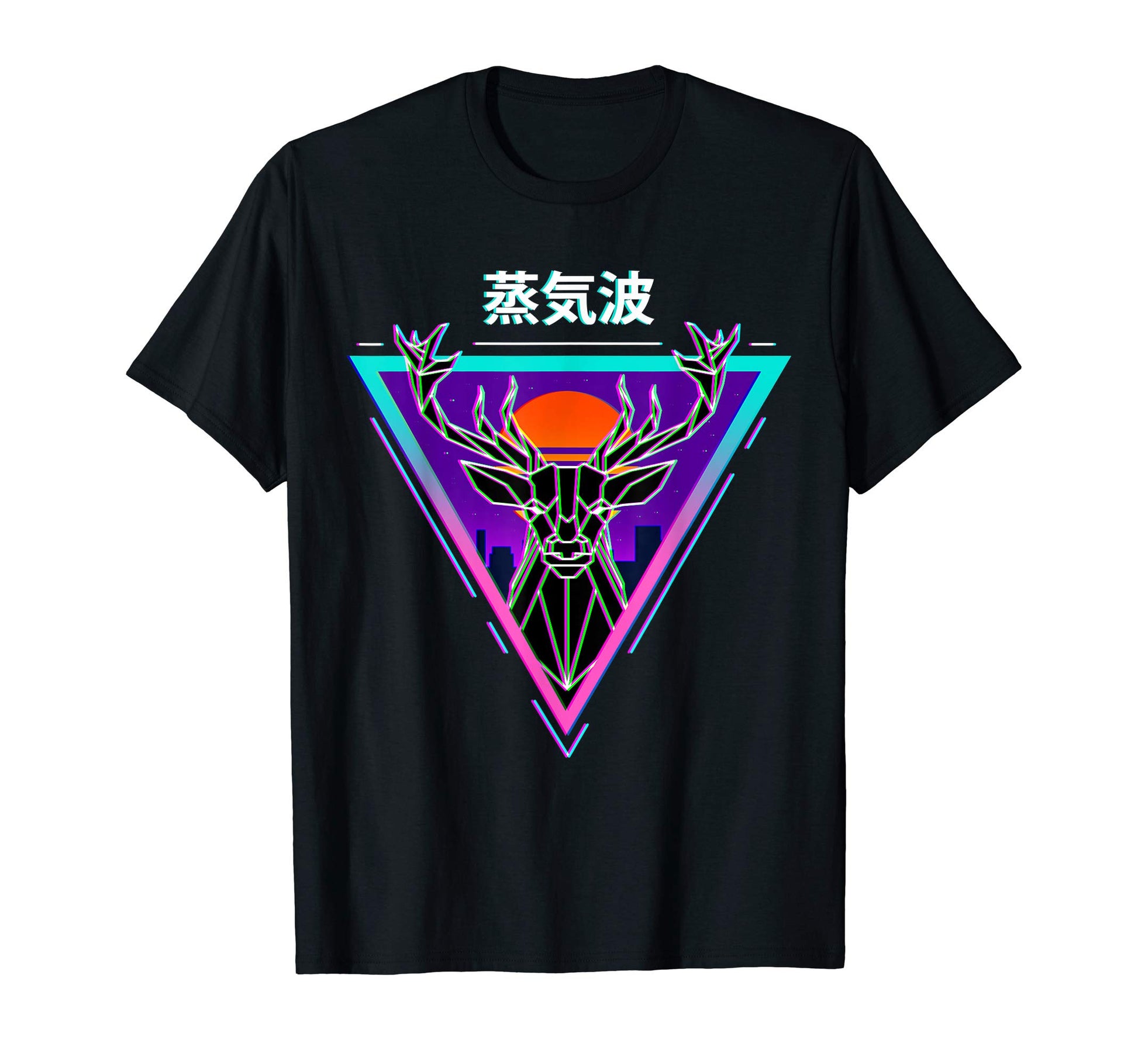90S Deer Japanese Otaku Aesthetic T-Shirt - Aesthetic Graphic Unisex - T-Shirt, Sweatshirt, Hoodie