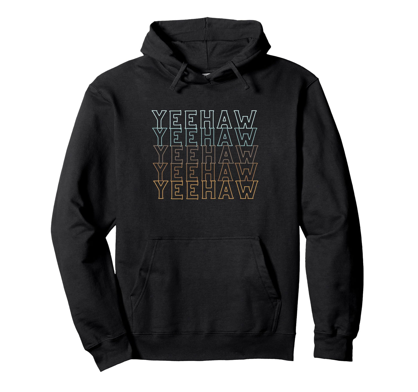 Yeehaw Rodeo Western Cowgirl Cowboy Hoodie - Minimalist Print for Adults - T-Shirt, Sweatshirt, Hoodie