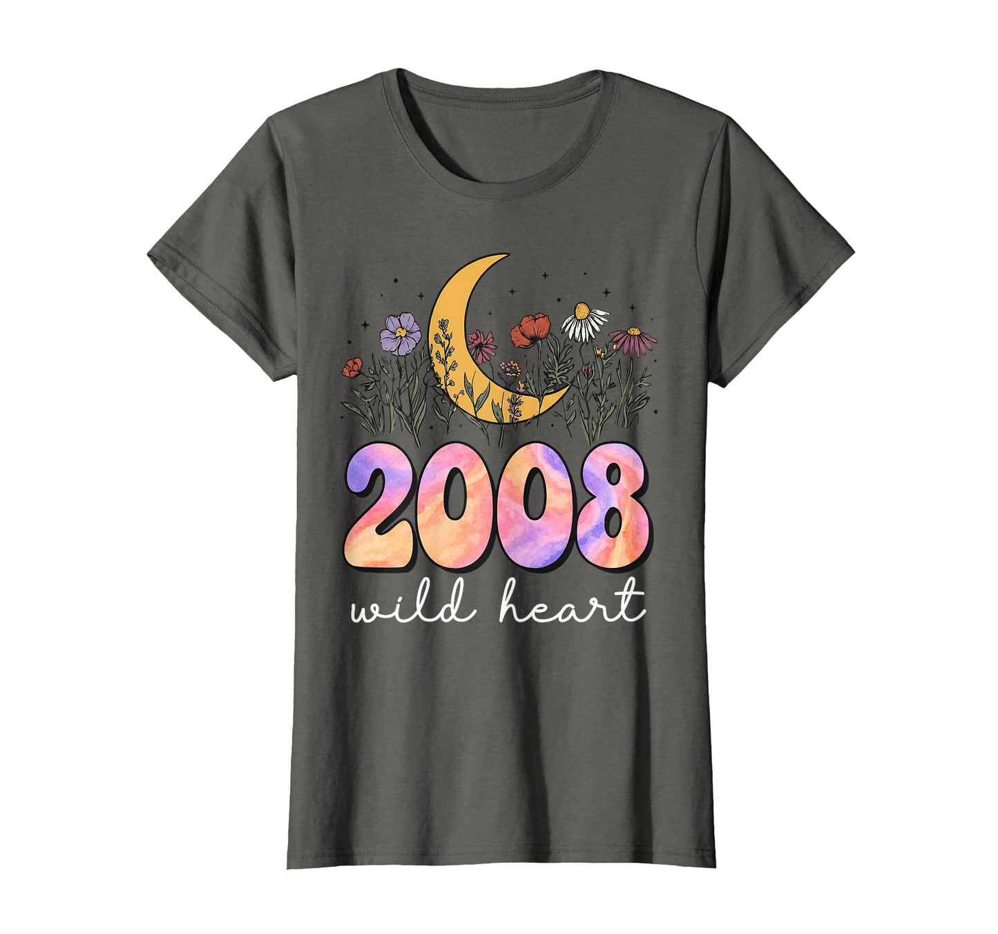2008 Wild Heart 18Th Birthday T-Shirt - Casual Everyday Wear for Adults - T-Shirt, Sweatshirt, Hoodie