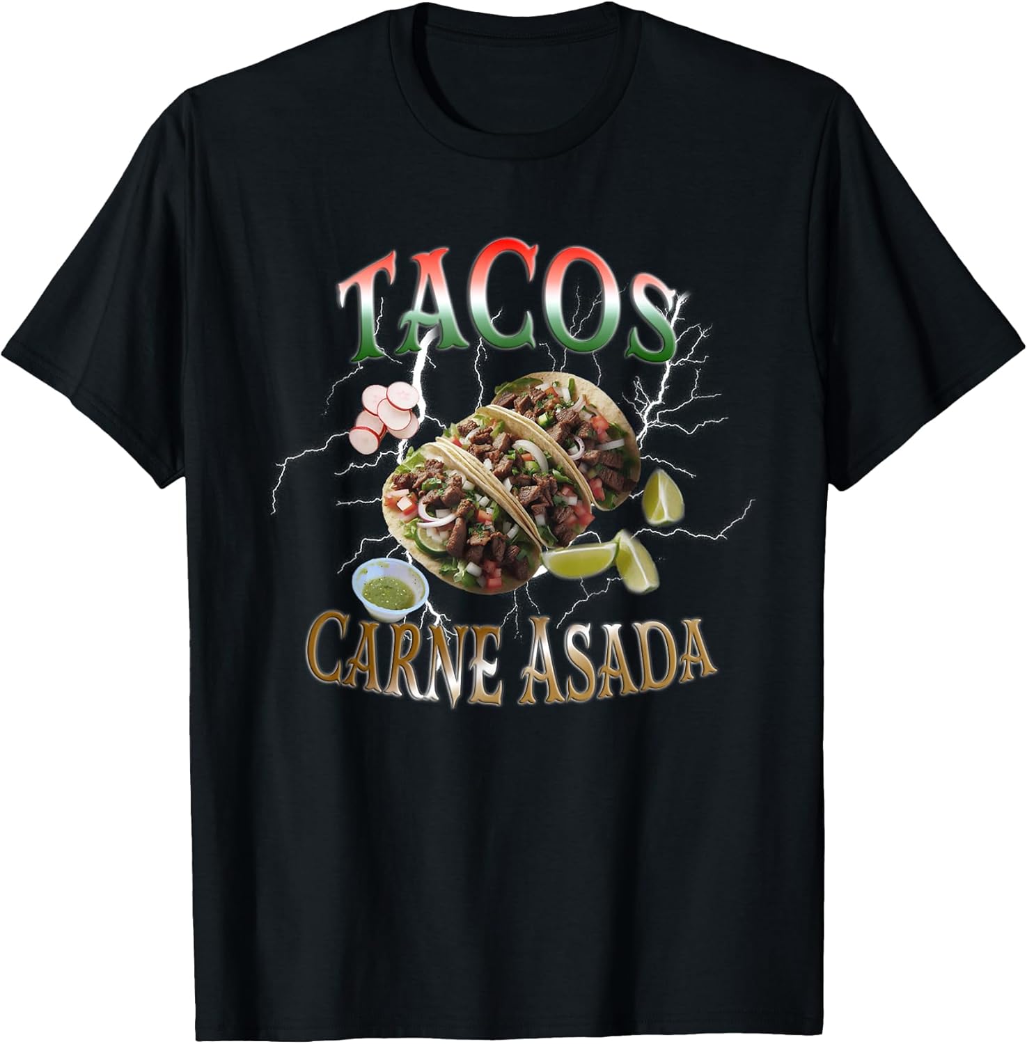 Carne asada tacos - Adult & Kids T-Shirts, Sweatshirts & Hoodies apparel design preview 1
