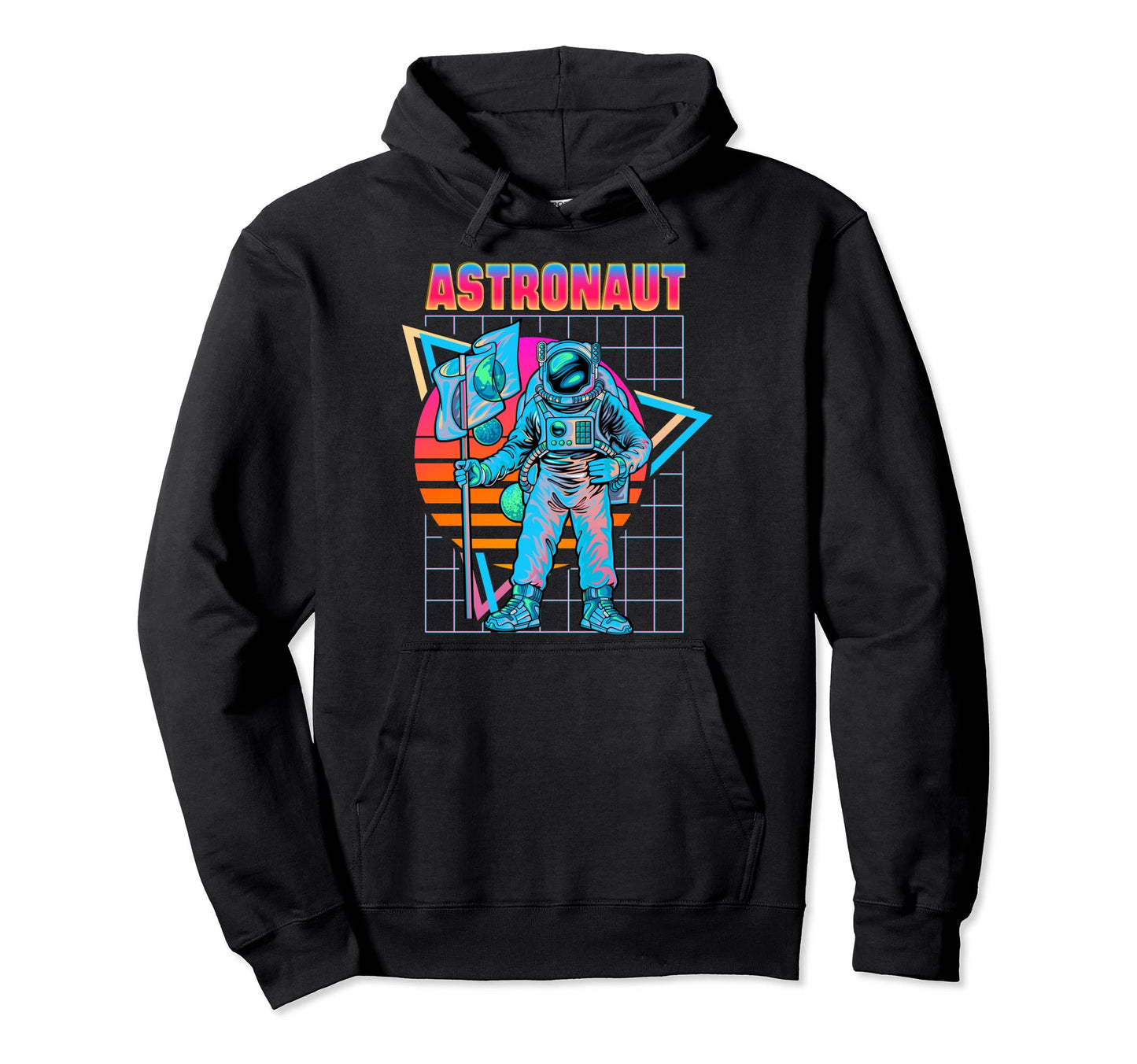 Astronaut Vaporwave Aesthetic 80S Hoodie - Streetwear Style for Adults - T-Shirt, Sweatshirt, Hoodie