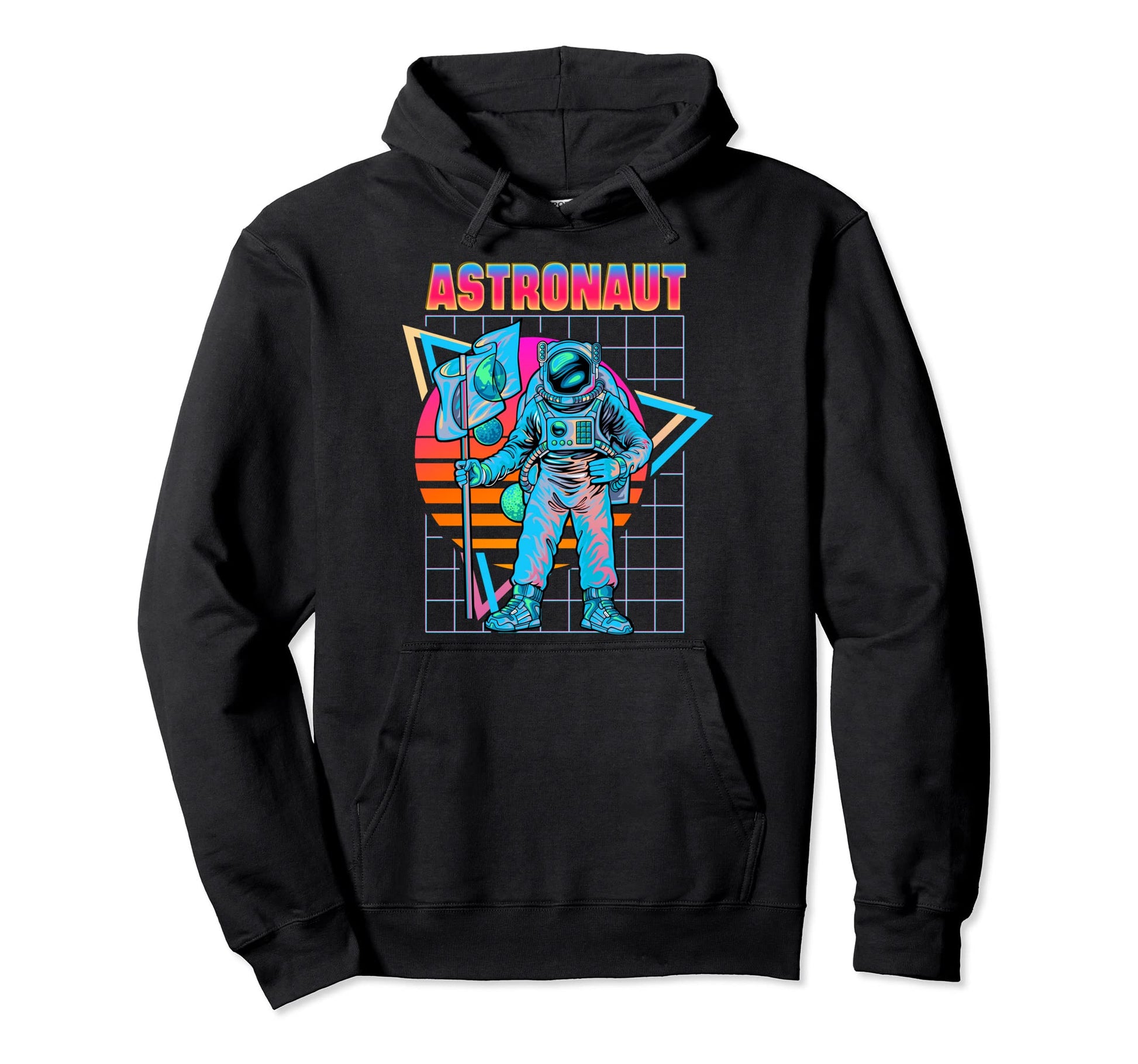 Astronaut Vaporwave Aesthetic 80S Hoodie - Streetwear Style for Adults - T-Shirt, Sweatshirt, Hoodie