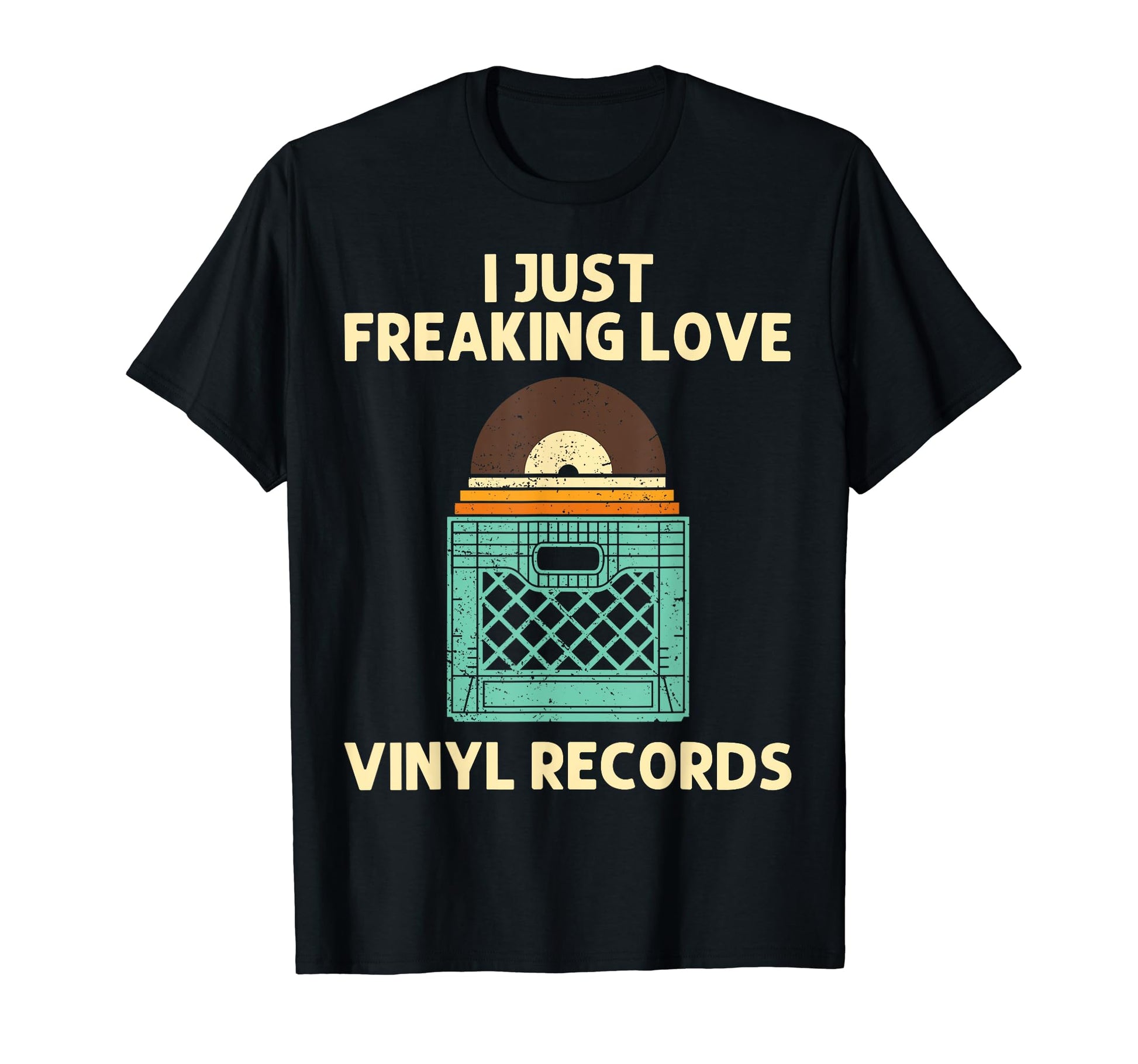Vinyl Dj Vinyl Record Lovers Music T-Shirt - Fun Novelty Design Unisex - T-Shirt, Sweatshirt, Hoodie