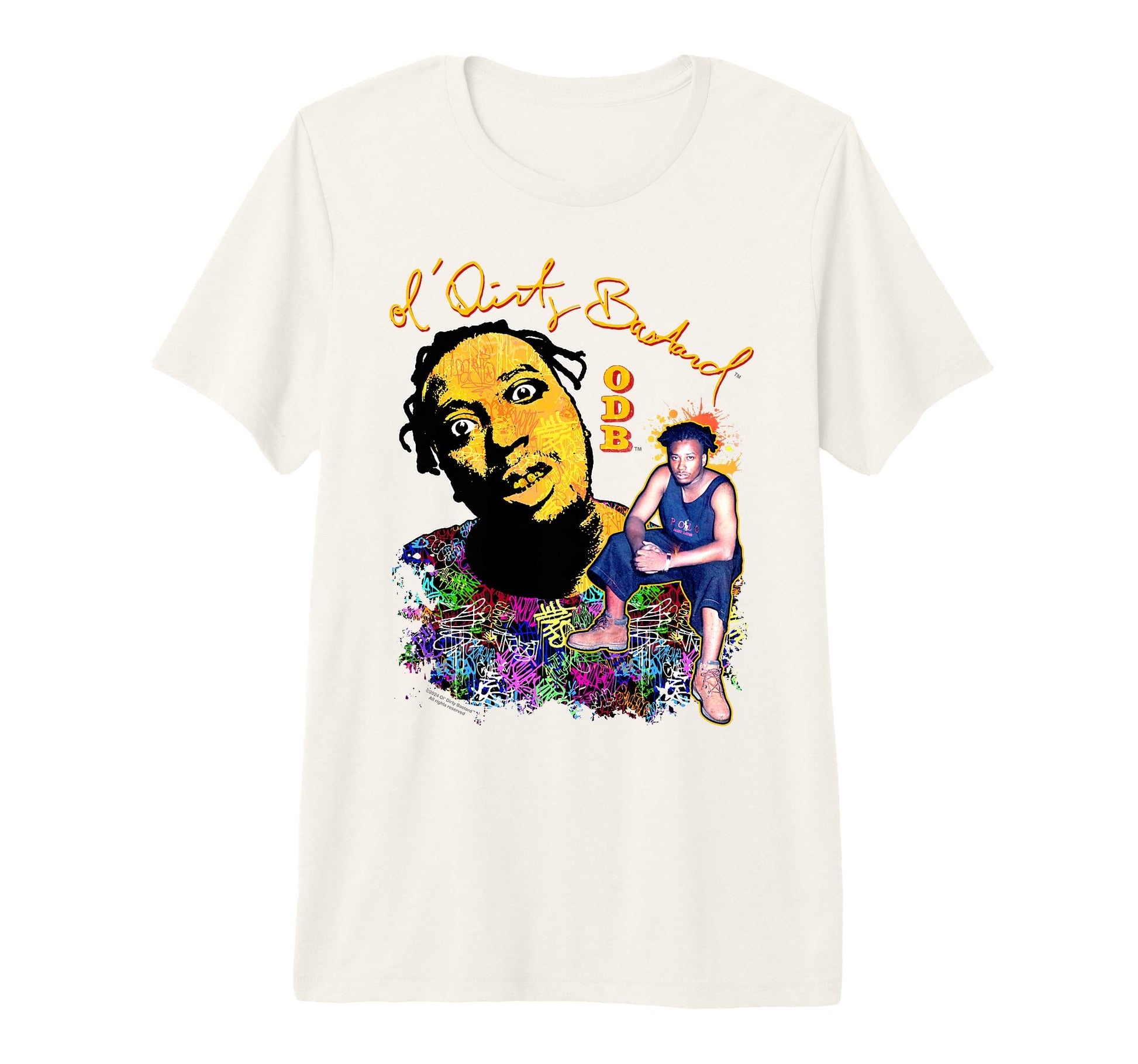 Odb Ol Dirty Ba Ard Graffiti Mural T-Shirt - Streetwear Style for Adults - T-Shirt, Sweatshirt, Hoodie