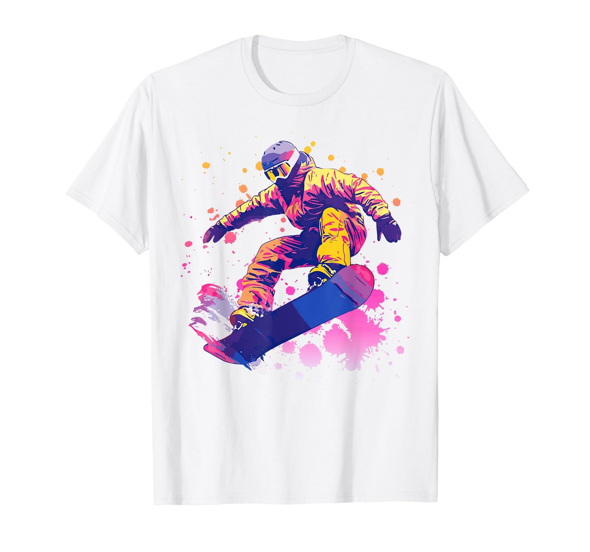 Snowboarding Vaporwave Aesthetic Snow T-Shirt - Streetwear Style Unisex - T-Shirt, Sweatshirt, Hoodie