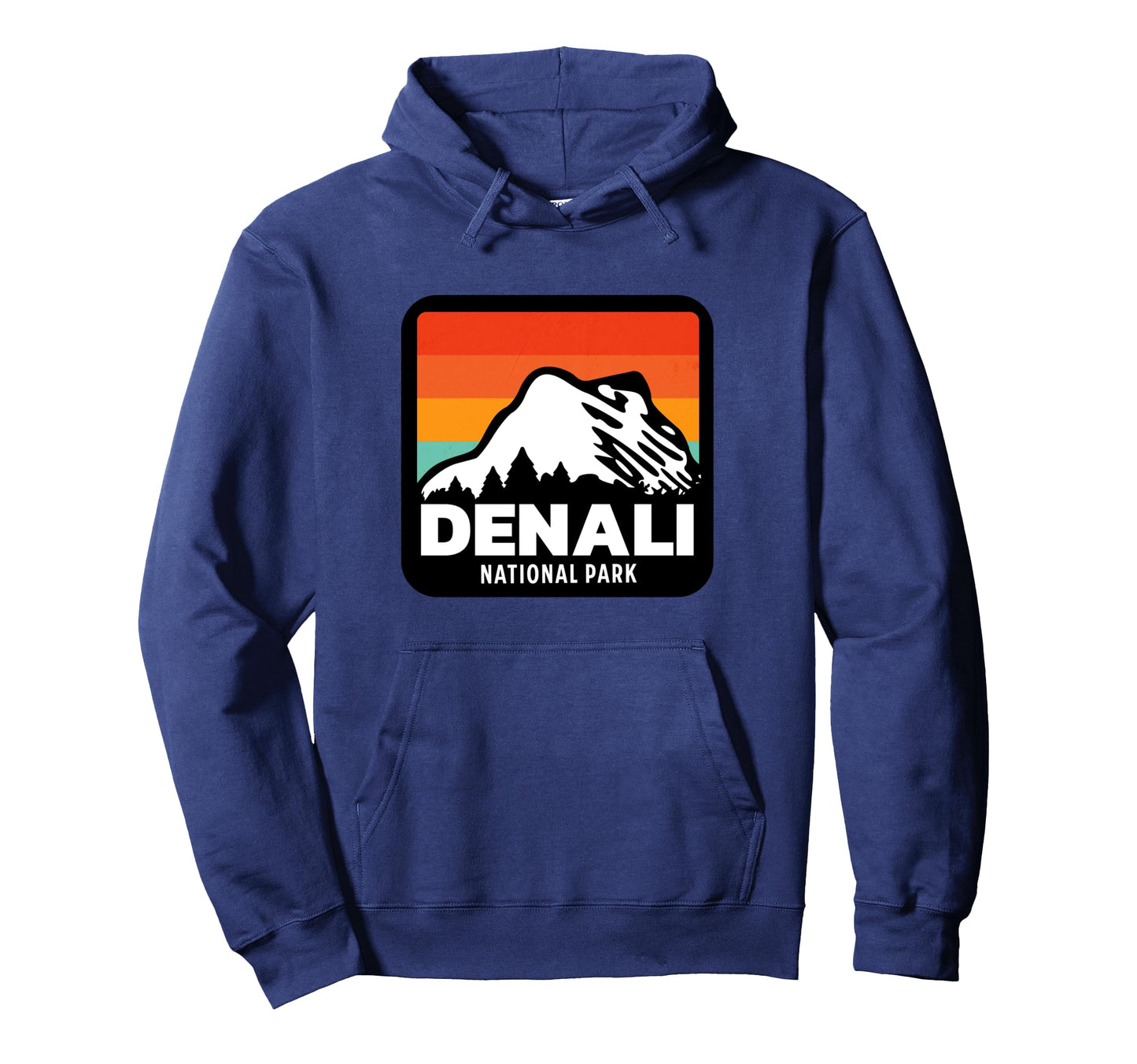 Denali National Park Alaska Snow Hoodie - Streetwear Style for Adults - T-Shirt, Sweatshirt, Hoodie