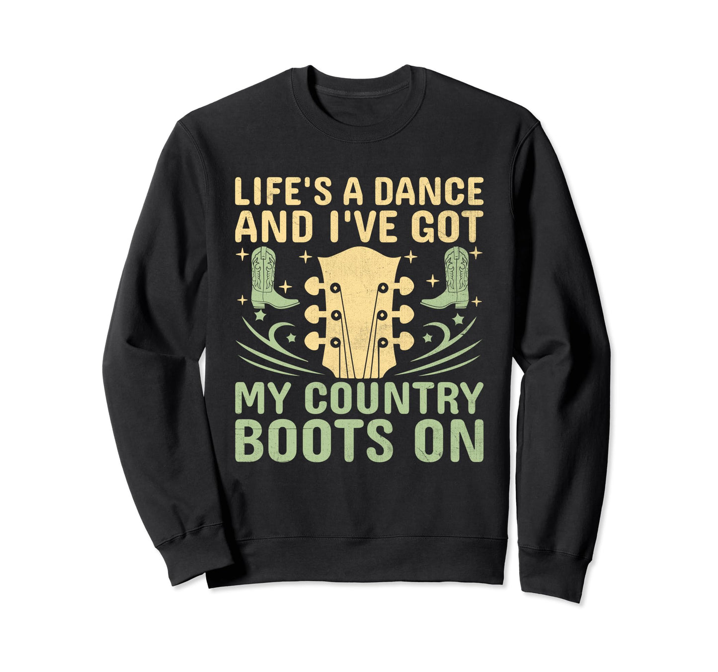 County Music Music Lover Western Sweatshirt - Novelty Apparel Unisex - T-Shirt, Sweatshirt, Hoodie