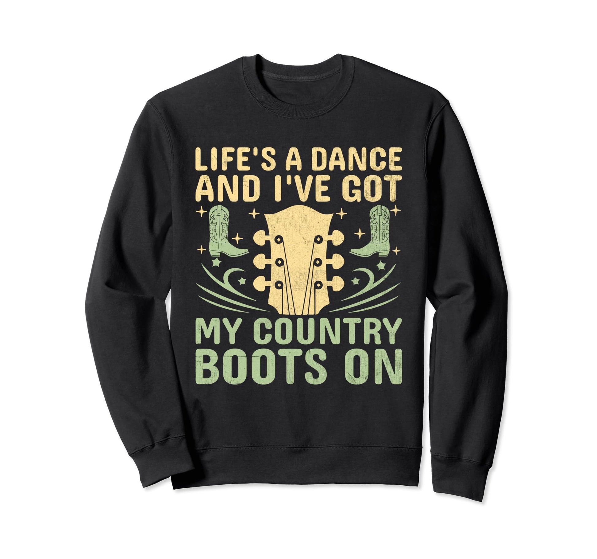 County Music Music Lover Western Sweatshirt - Novelty Apparel Unisex - T-Shirt, Sweatshirt, Hoodie
