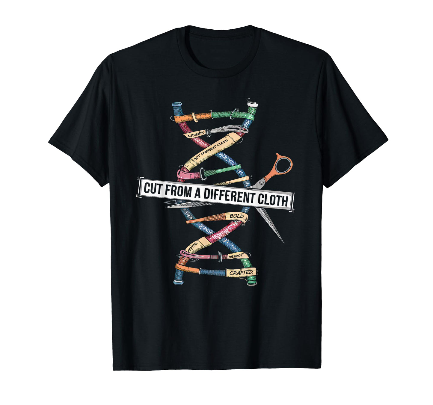 Cut From Different Cloth Urban Hip Hop T-Shirt - Unique Graphic for Adults - T-Shirt, Sweatshirt, Hoodie
