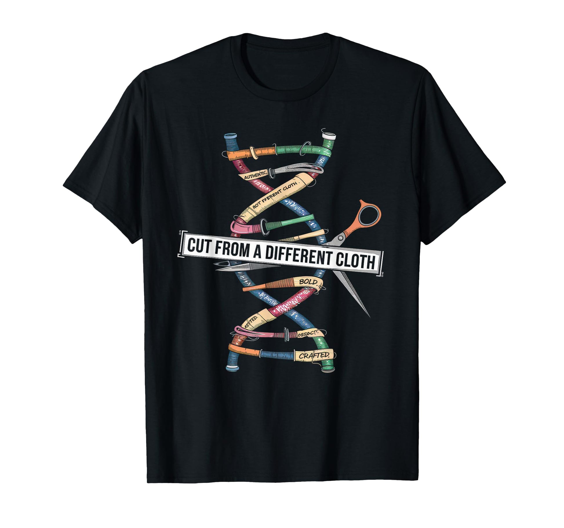 Cut From Different Cloth Urban Hip Hop T-Shirt - Unique Graphic for Adults - T-Shirt, Sweatshirt, Hoodie