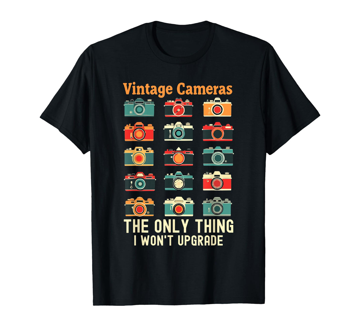 Camera Collector Cameraman Photography T-Shirt - Unique Graphic Men Women - T-Shirt, Sweatshirt, Hoodie