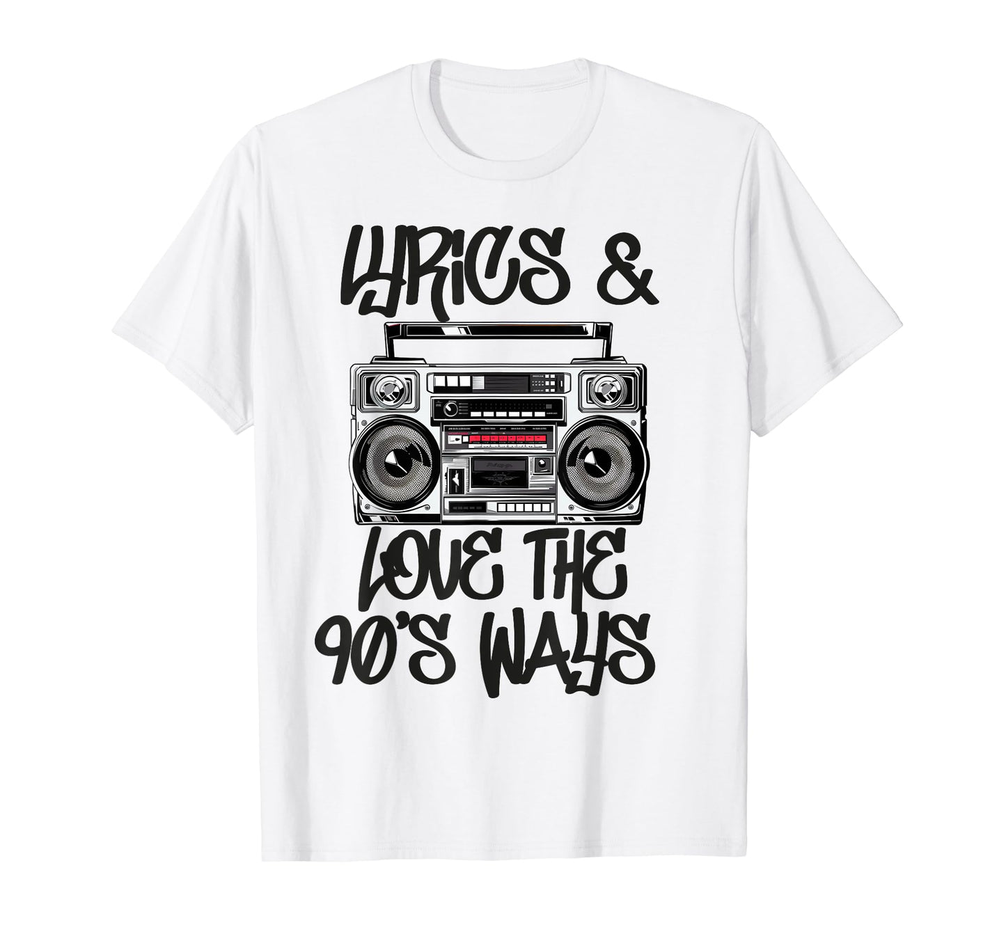 Hip Hop Old School 90S Rap 50Th Year T-Shirt - Novelty Apparel for Adults - T-Shirt, Sweatshirt, Hoodie