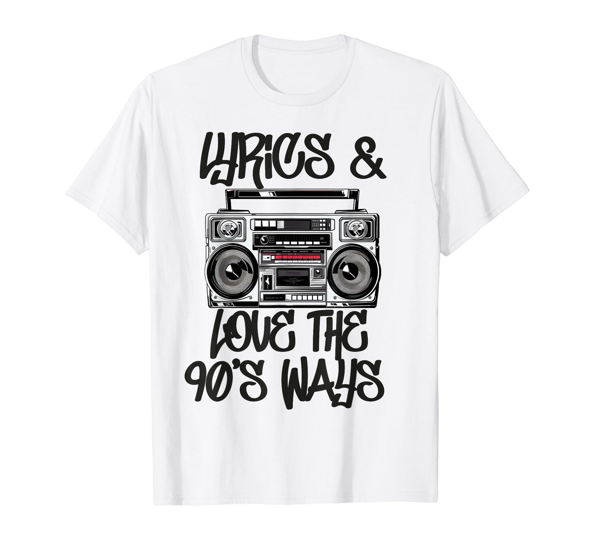 Hip Hop Old School 90S Rap 50Th Year T-Shirt - Novelty Apparel for Adults - T-Shirt, Sweatshirt, Hoodie