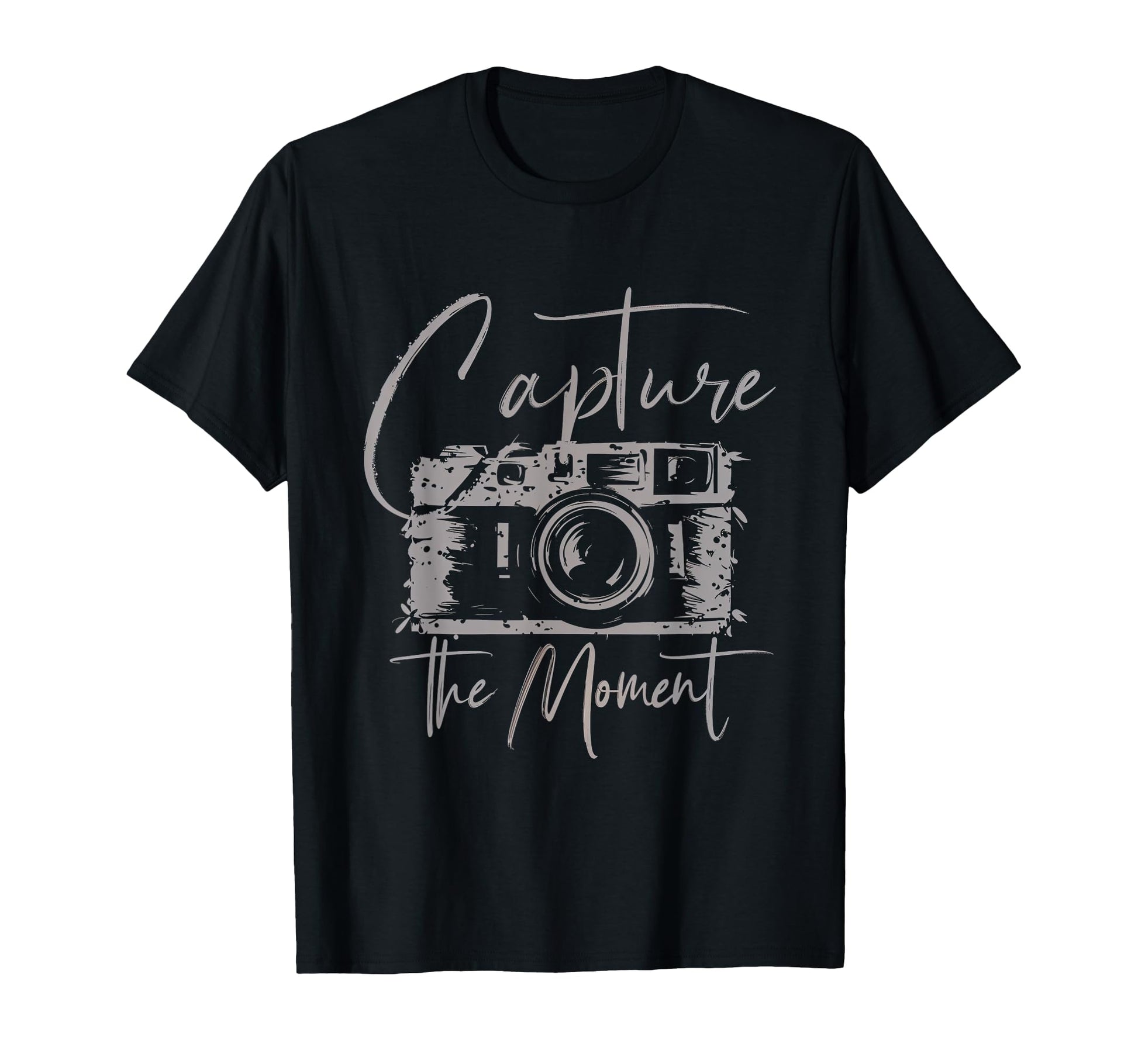 Capture Moment Photography Camera Camera T-Shirt - Unique Graphic Men Women - T-Shirt, Sweatshirt, Hoodie