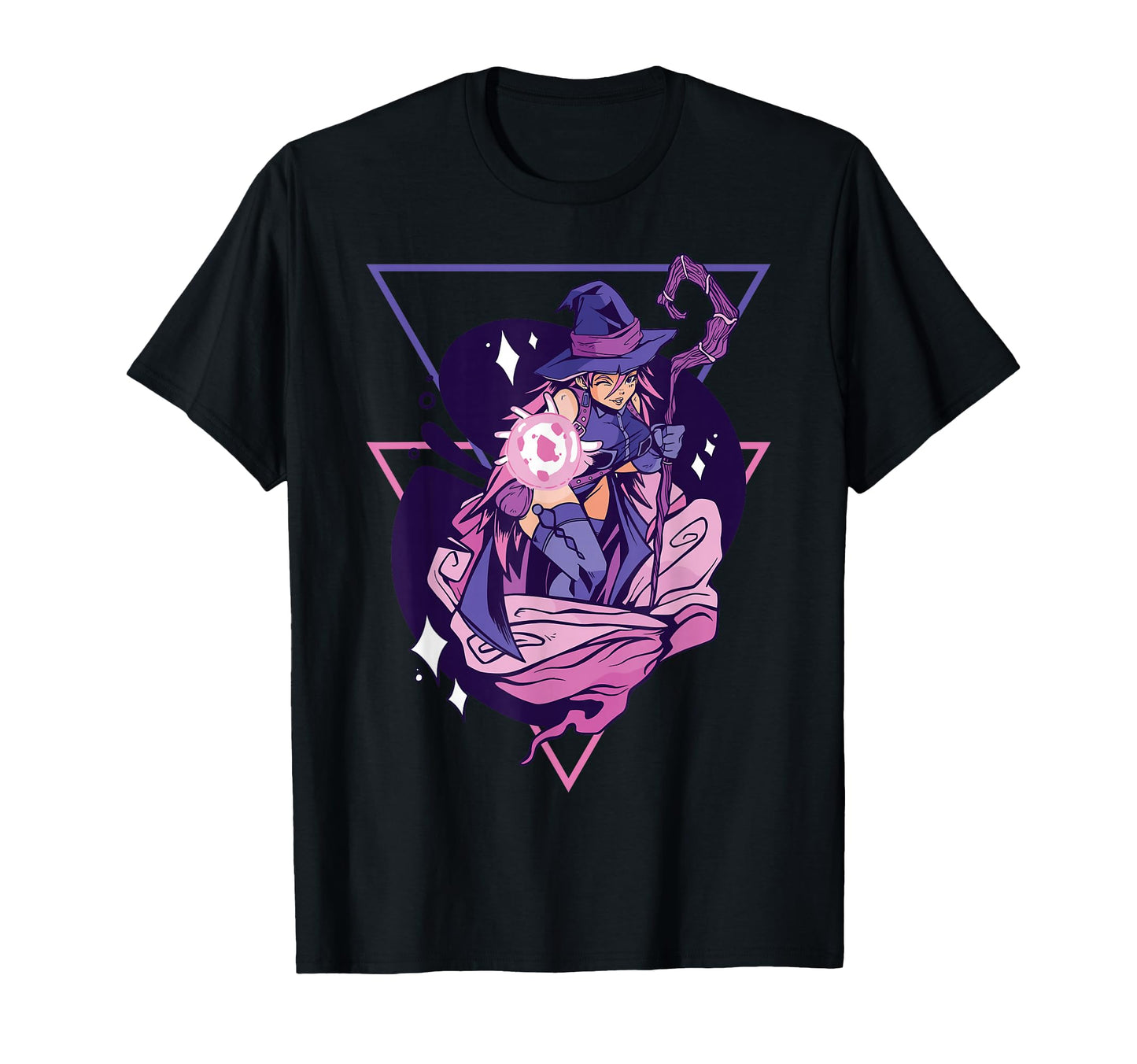 Anime Witch Japanese Aesthetics Otaku T-Shirt - Novelty Apparel Unisex - T-Shirt, Sweatshirt, Hoodie